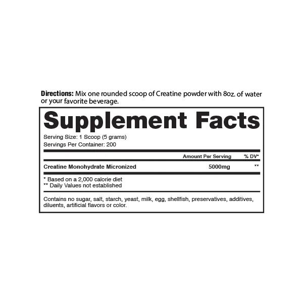 Creatine Monohydrate 1 Kilo DRAGON PHARMA-1