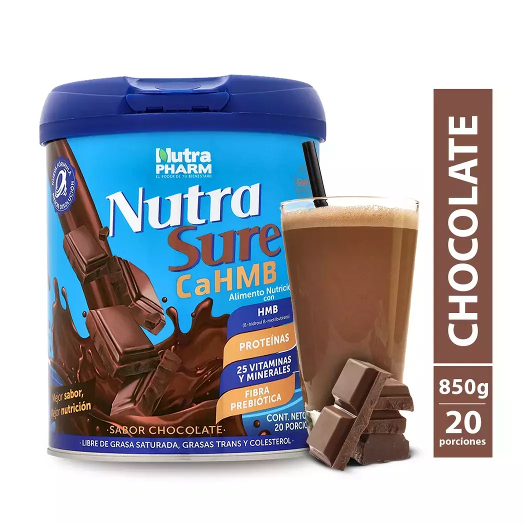 Nutrasure CaHMB 850 grs Chocolate NUTRA PHARM-0