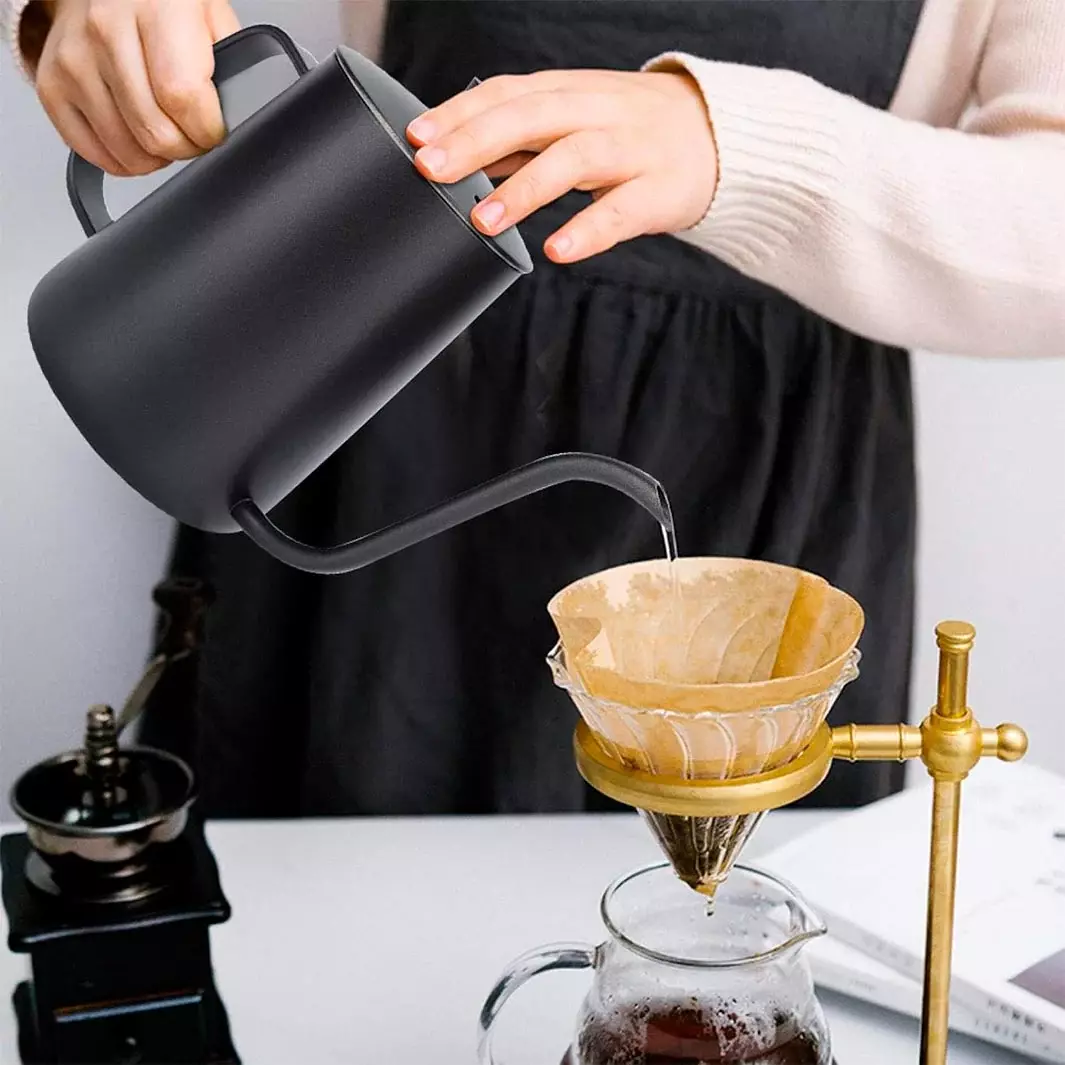 Tetera Cuello Cisne Barista 600 Ml Acero Inoxidable-2