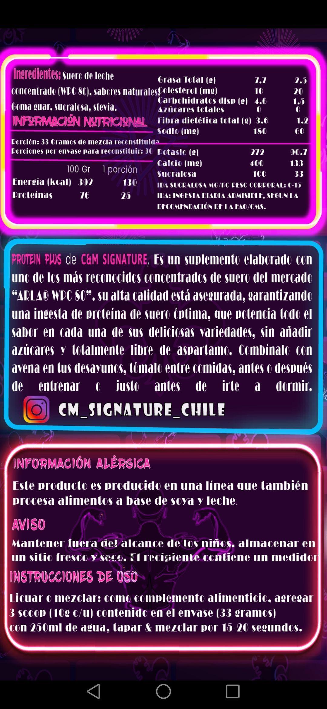 Protein Plus 1kg Cookies and Creme 30 Servicios C&M-1