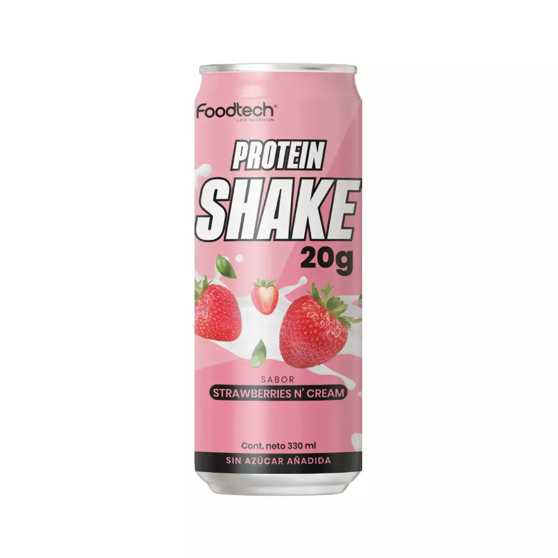 Protein Shake 330 ml 20g Frutilla FOODTECH-0