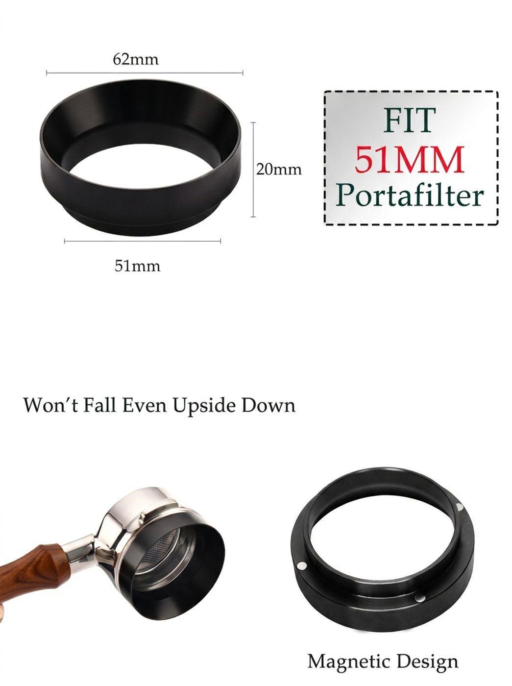 Anillo Dosificador Imantado Cafetera Portafiltro 51mm-2