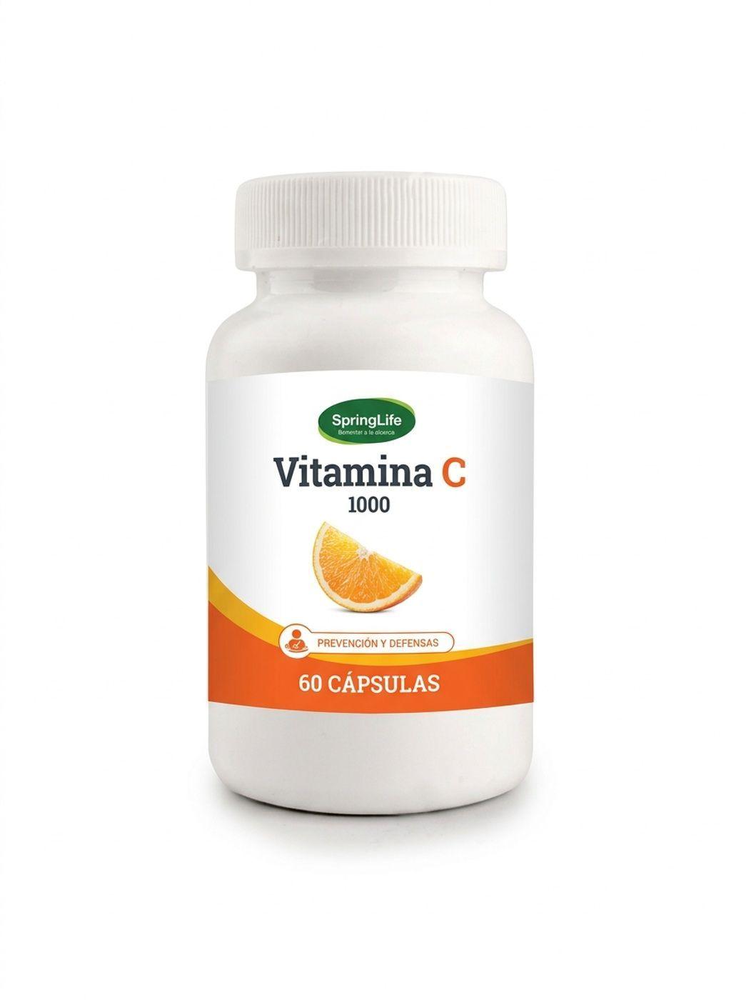 Vitamina C 1000mg Capsulas SPRINGLIFE-0
