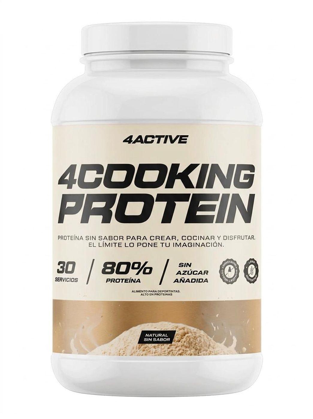 4COOKING Protein 2Lbs Sin Sabor 4ACTIVE-0