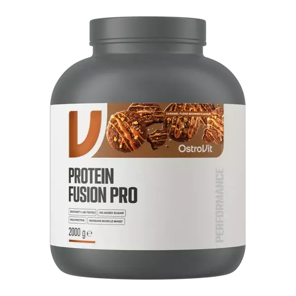 Protein Fusion Pro 4.4Lbs Caramel Fudge Brownie OSTROVIT-0