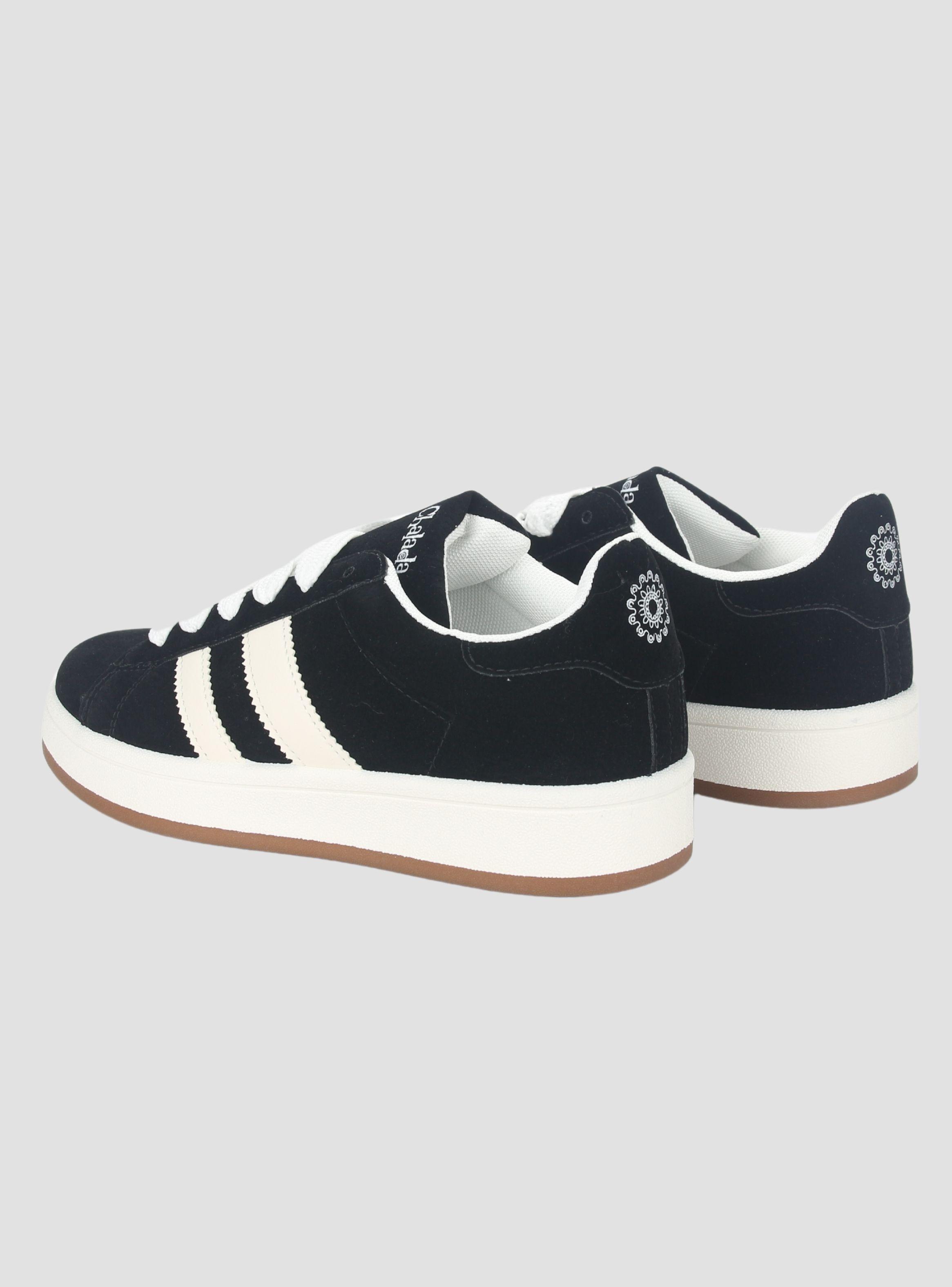 Zapatilla Chalada Mujer Annie-1 Negro Urbano-5