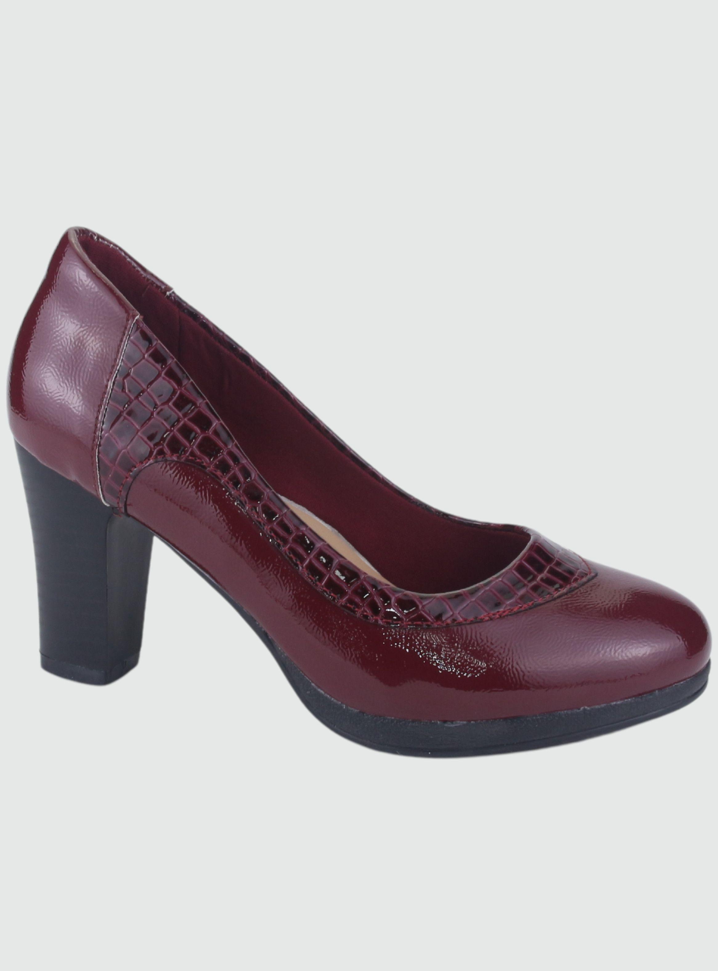 Zapato Chalada Mujer Dilly-12 Burdeo Casual-0