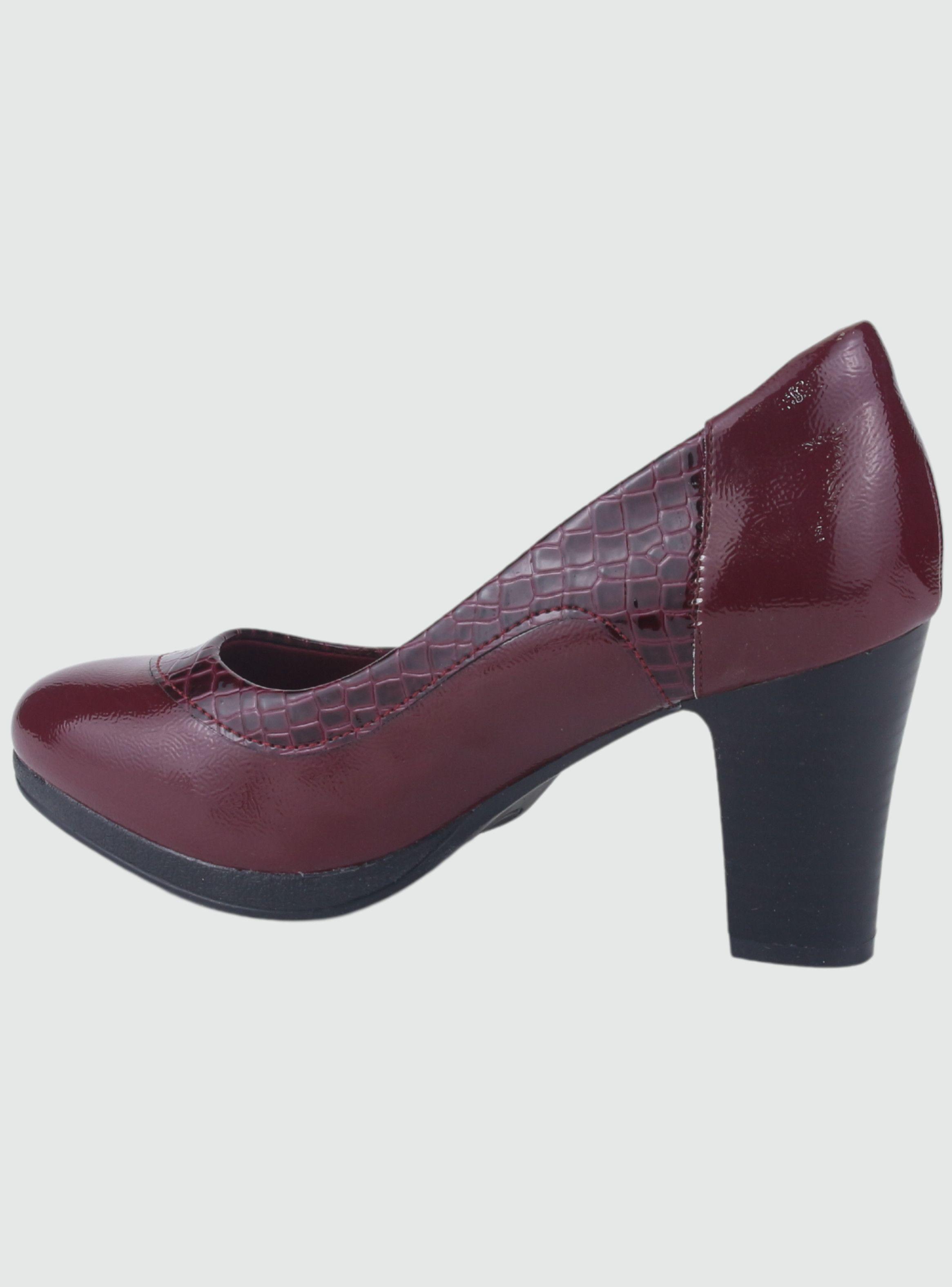 Zapato Chalada Mujer Dilly-12 Burdeo Casual-1