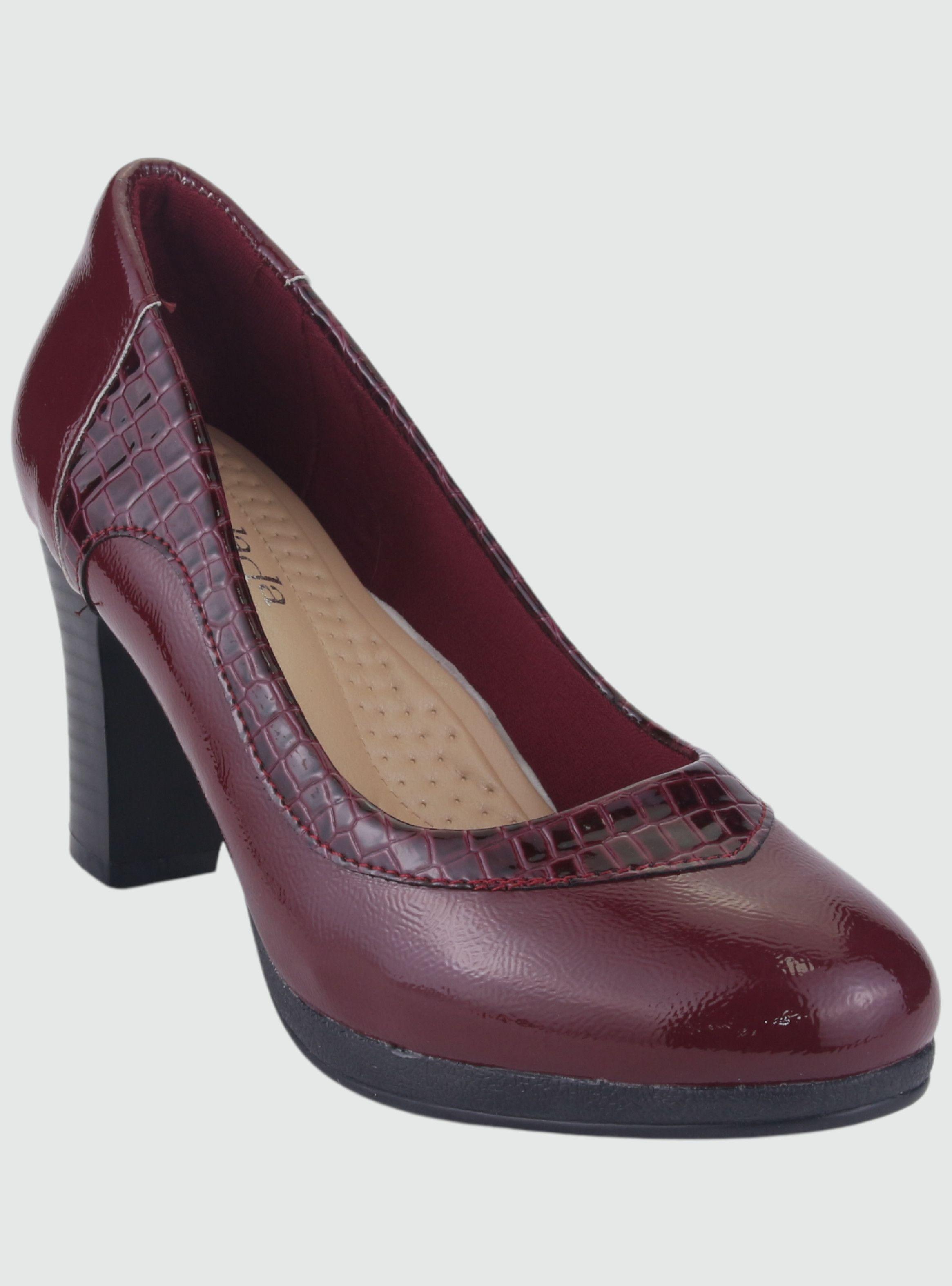 Zapato Chalada Mujer Dilly-12 Burdeo Casual-2