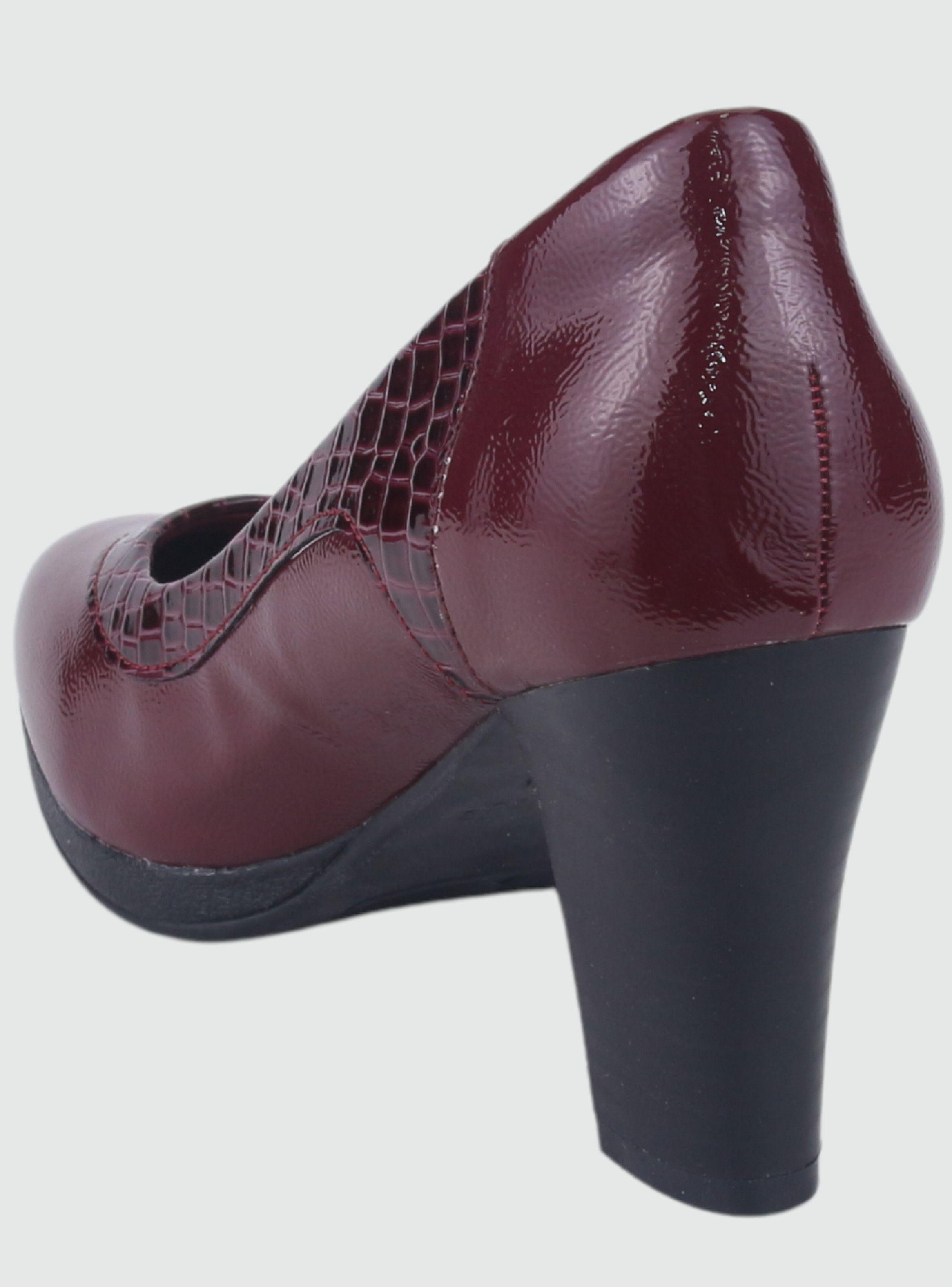 Zapato Chalada Mujer Dilly-12 Burdeo Casual-3