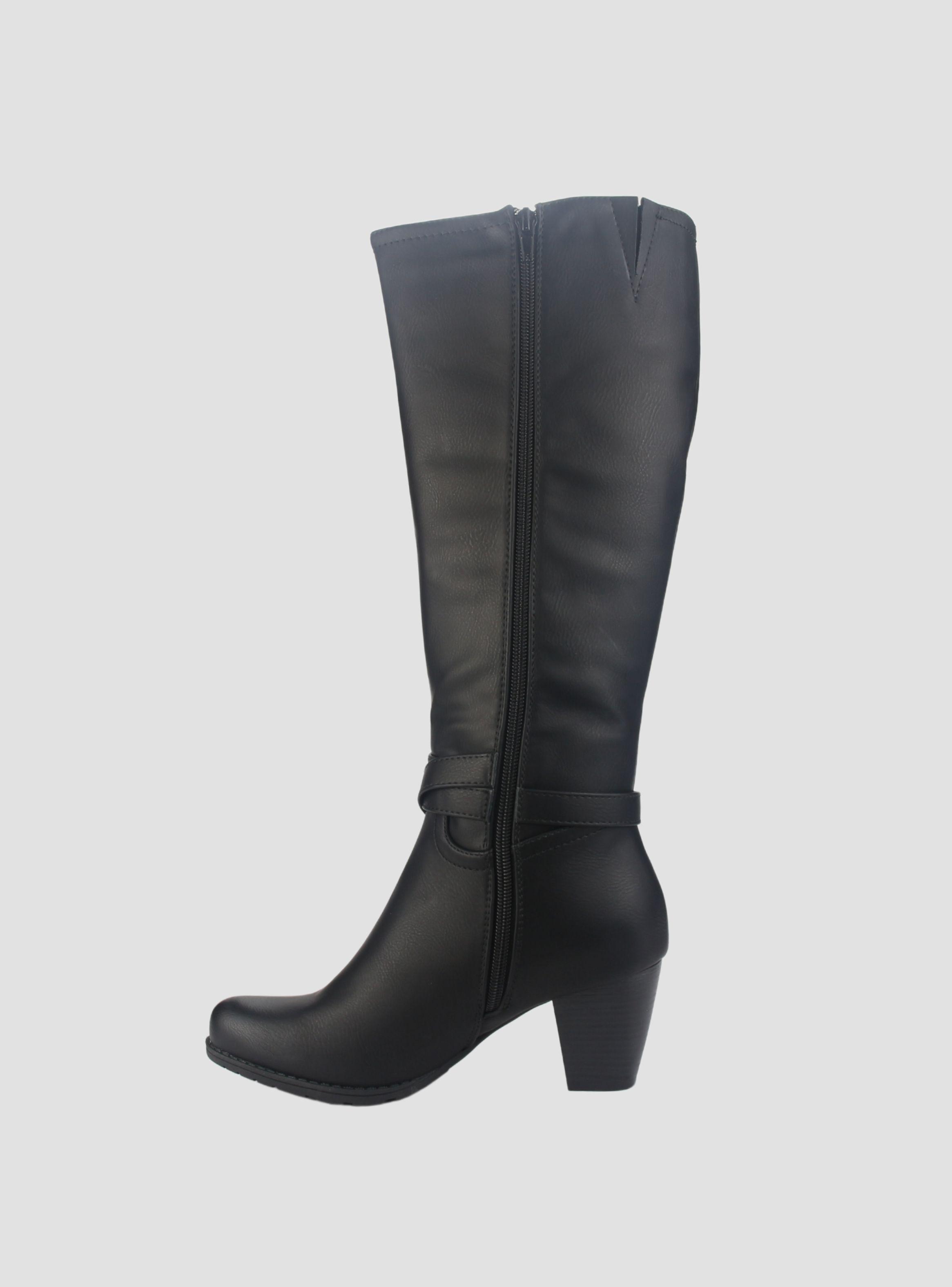 Bota Chalada Mujer Ceta-25 Negro Casual-1
