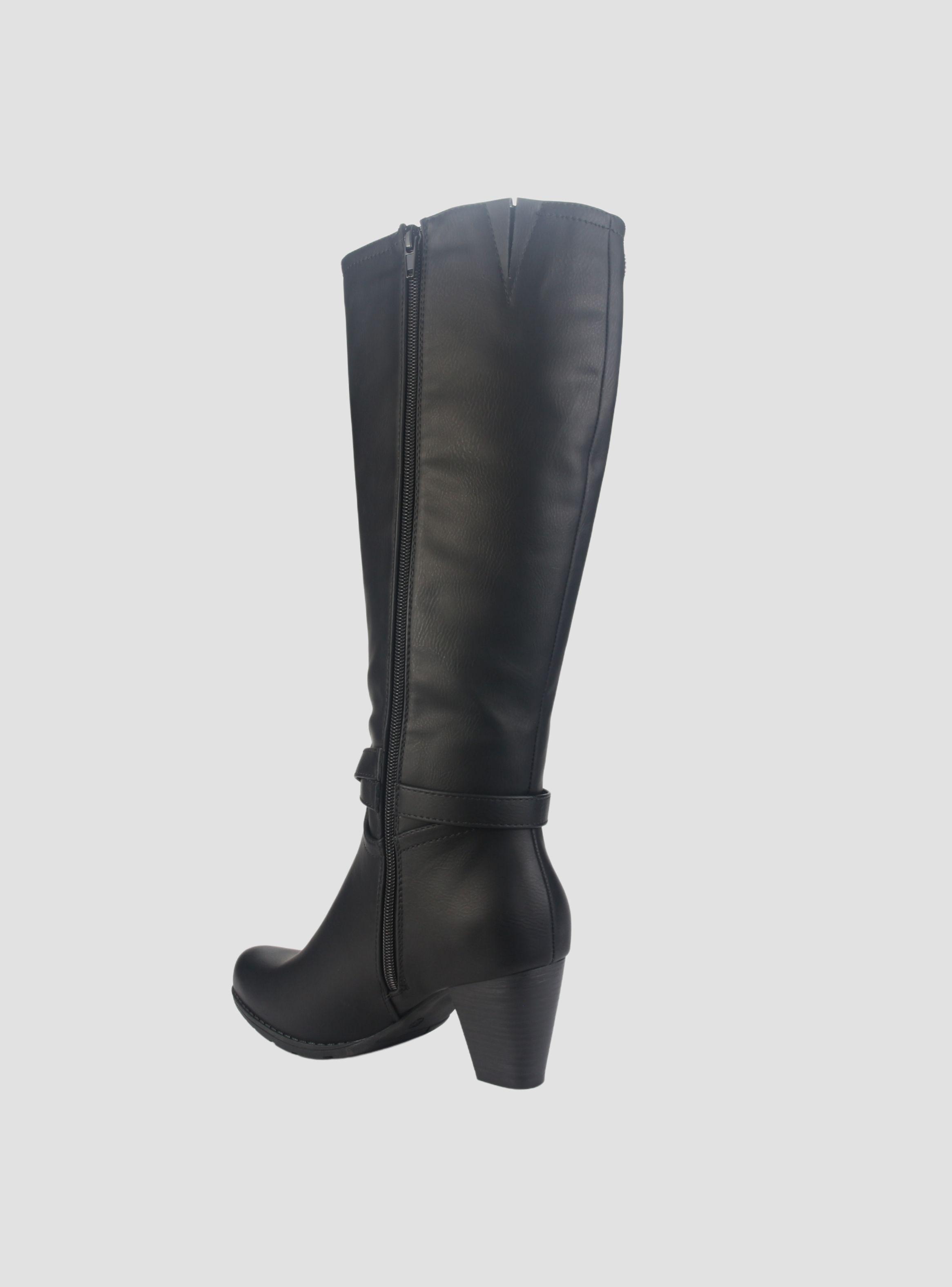 Bota Chalada Mujer Ceta-25 Negro Casual-3
