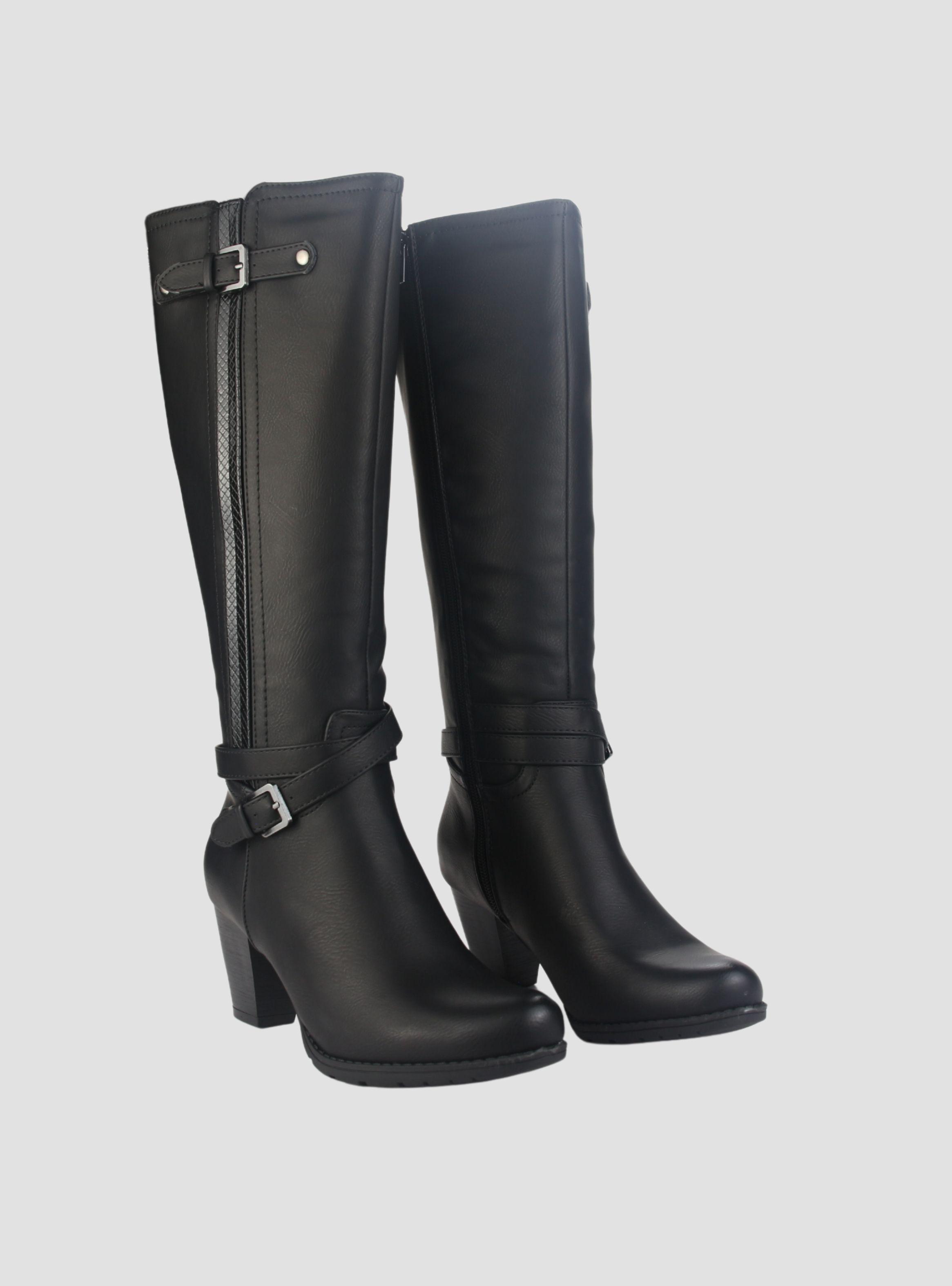Bota Chalada Mujer Ceta-25 Negro Casual-4
