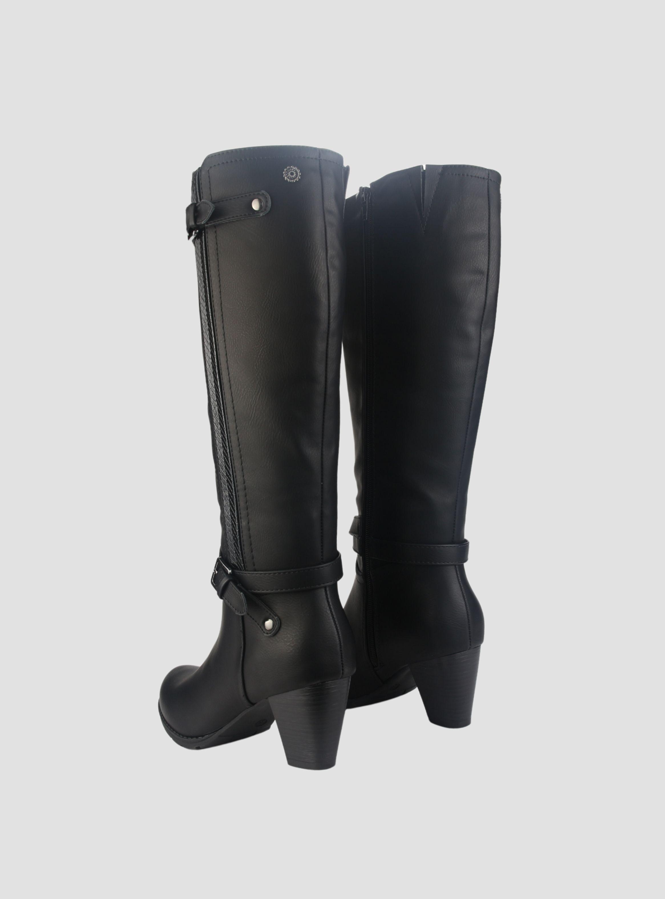 Bota Chalada Mujer Ceta-25 Negro Casual-5