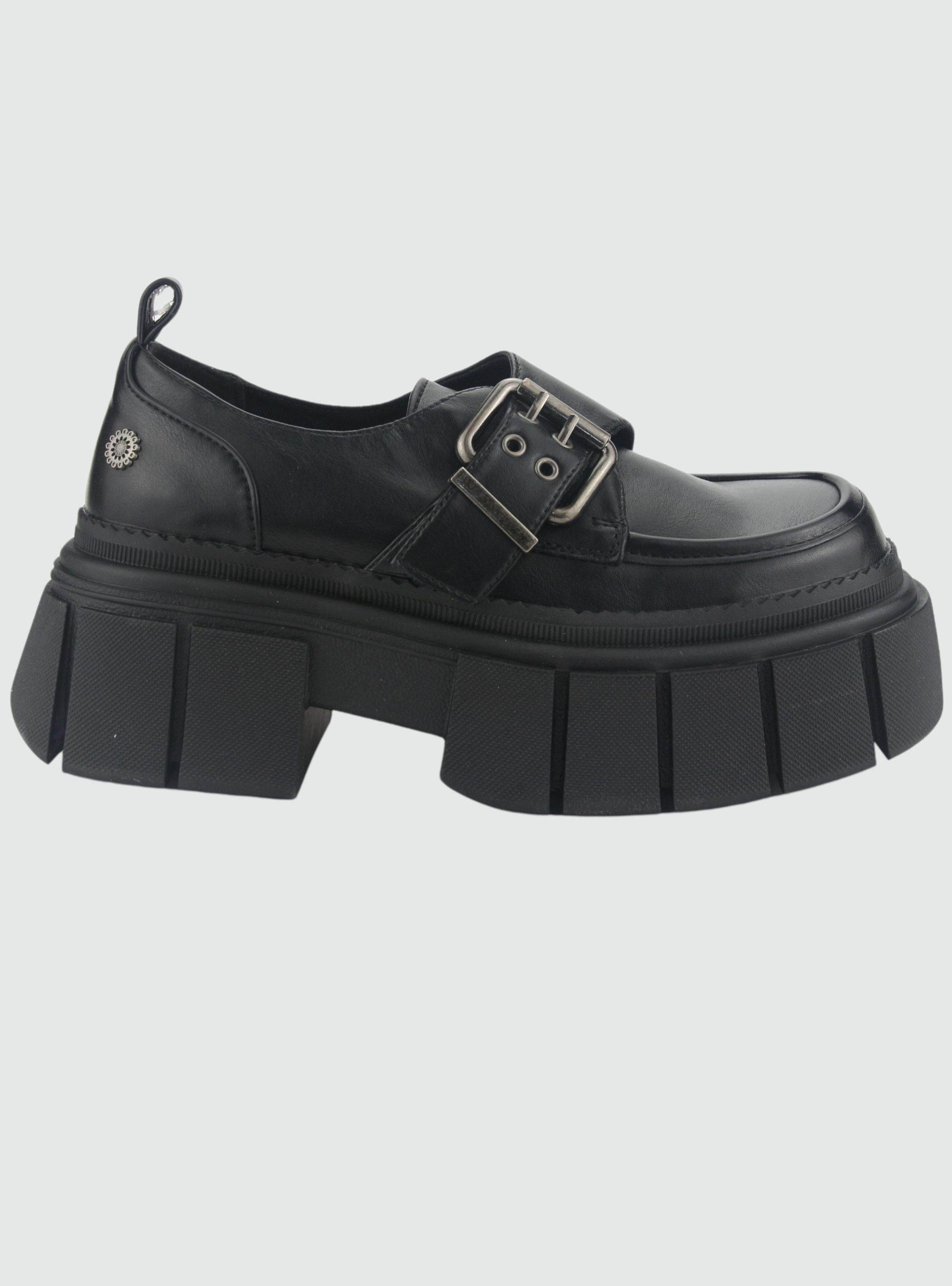 Mocasin Chalada Mujer Bresh-1 Negro Casual-0