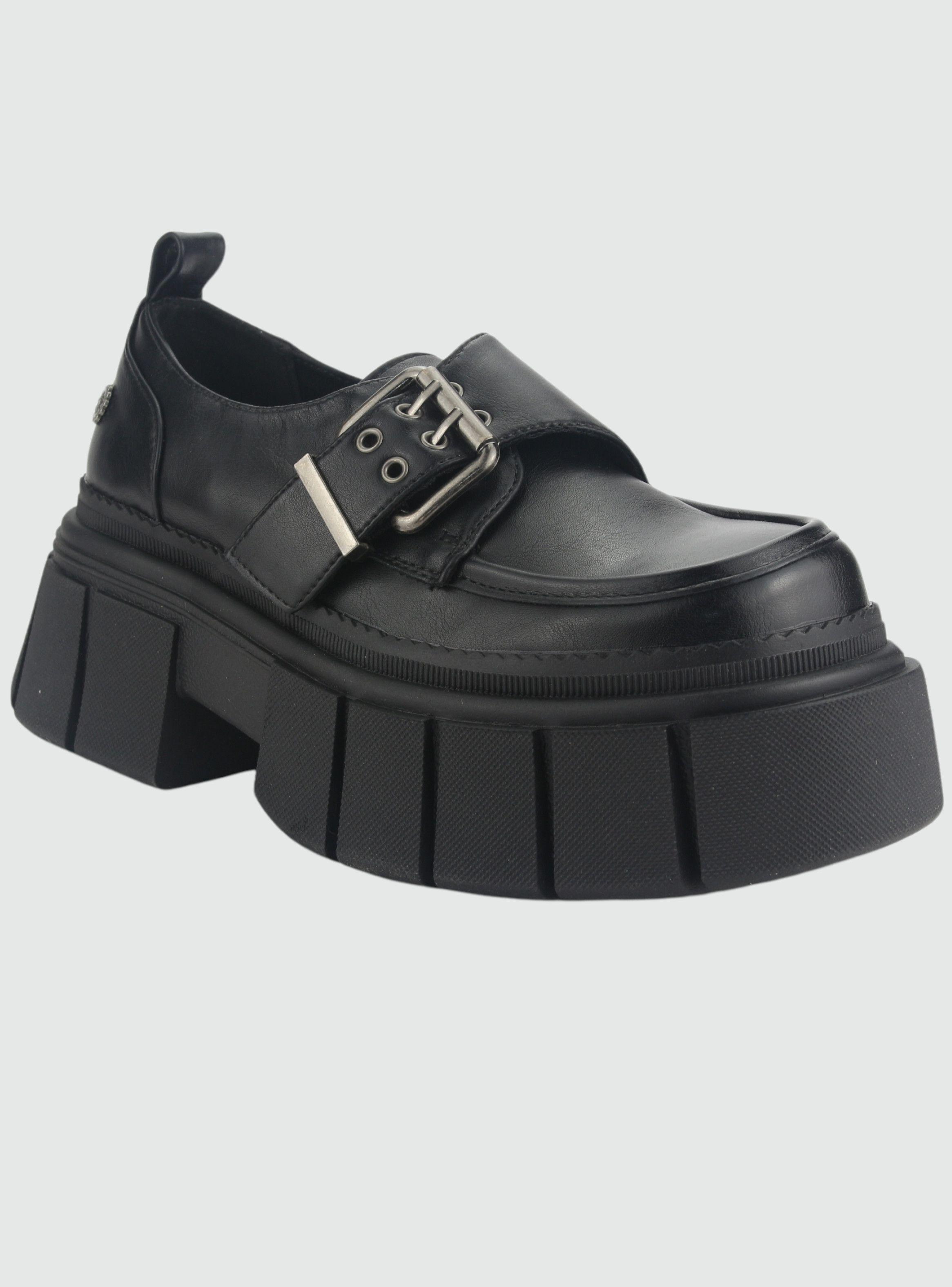 Mocasin Chalada Mujer Bresh-1 Negro Casual-2