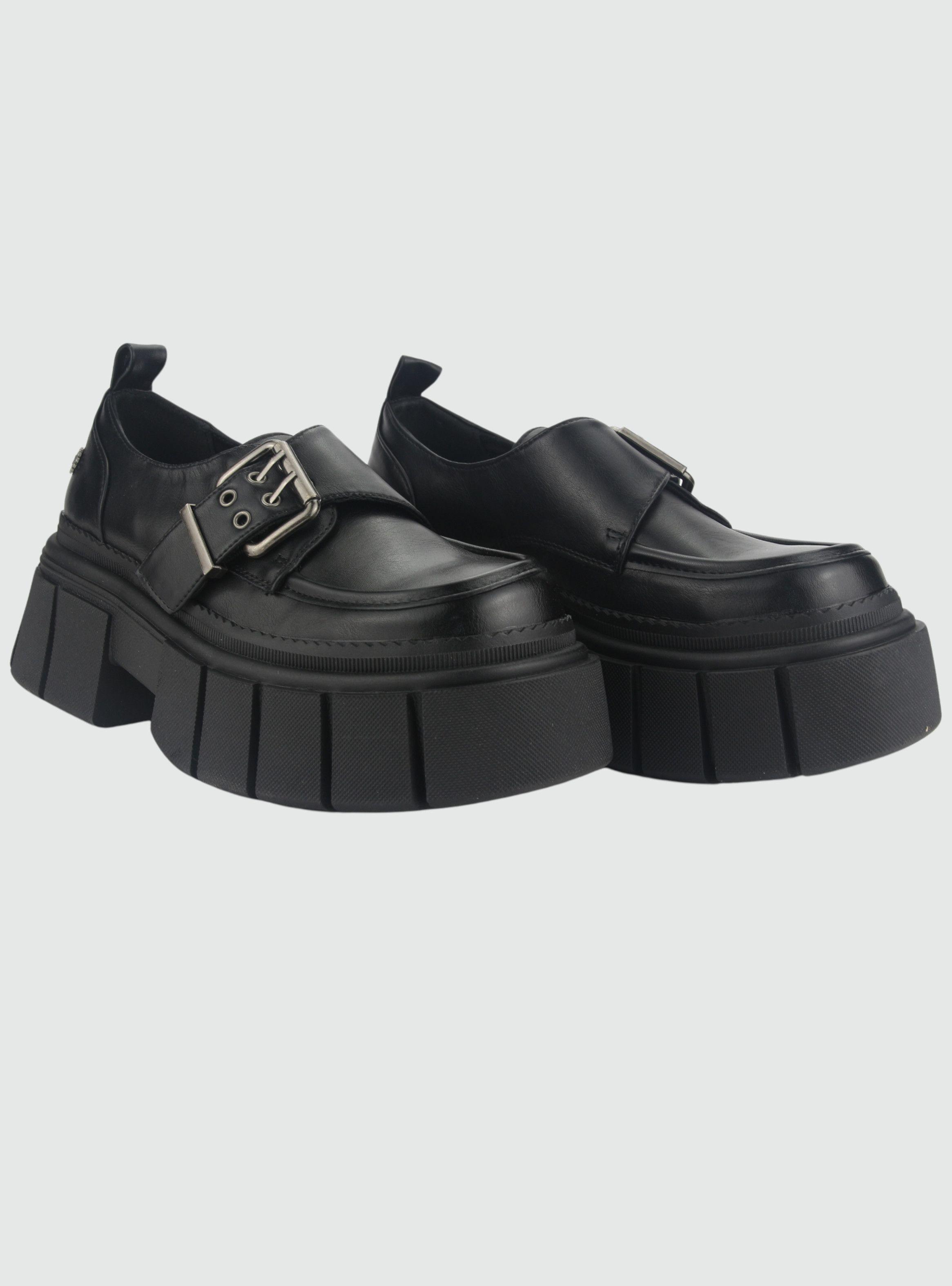 Mocasin Chalada Mujer Bresh-1 Negro Casual-4