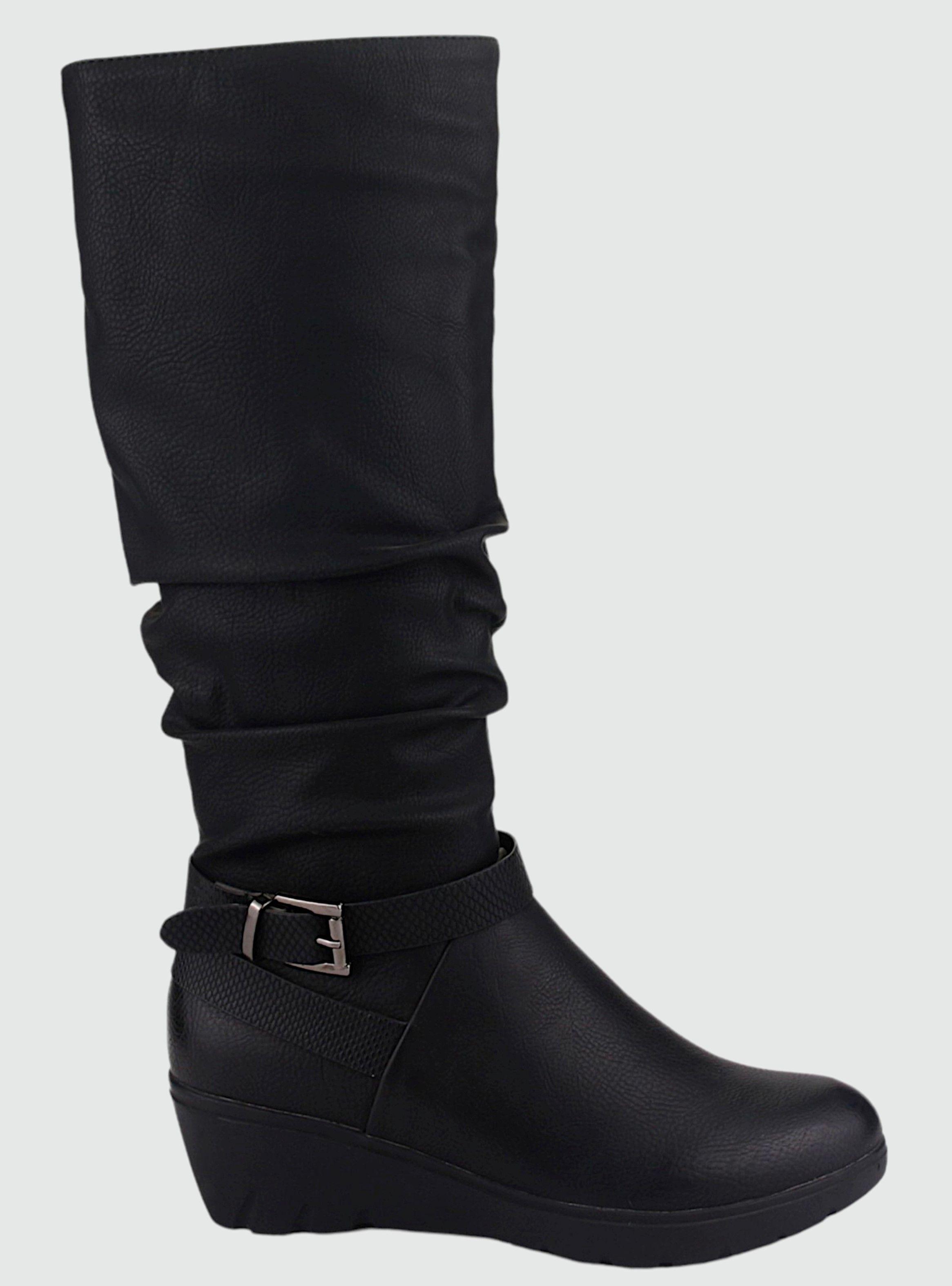 Bota Chalada Mujer Tanda-200 Negro Casual-0