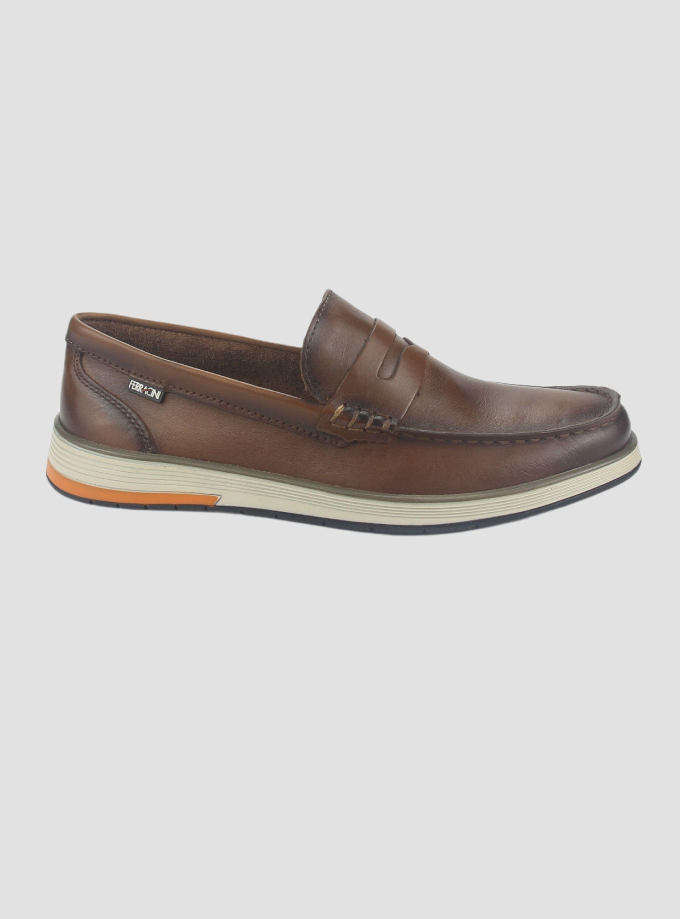 Mocasin Ferracini Hombre 6988 Ultra Summer Café Casual-0