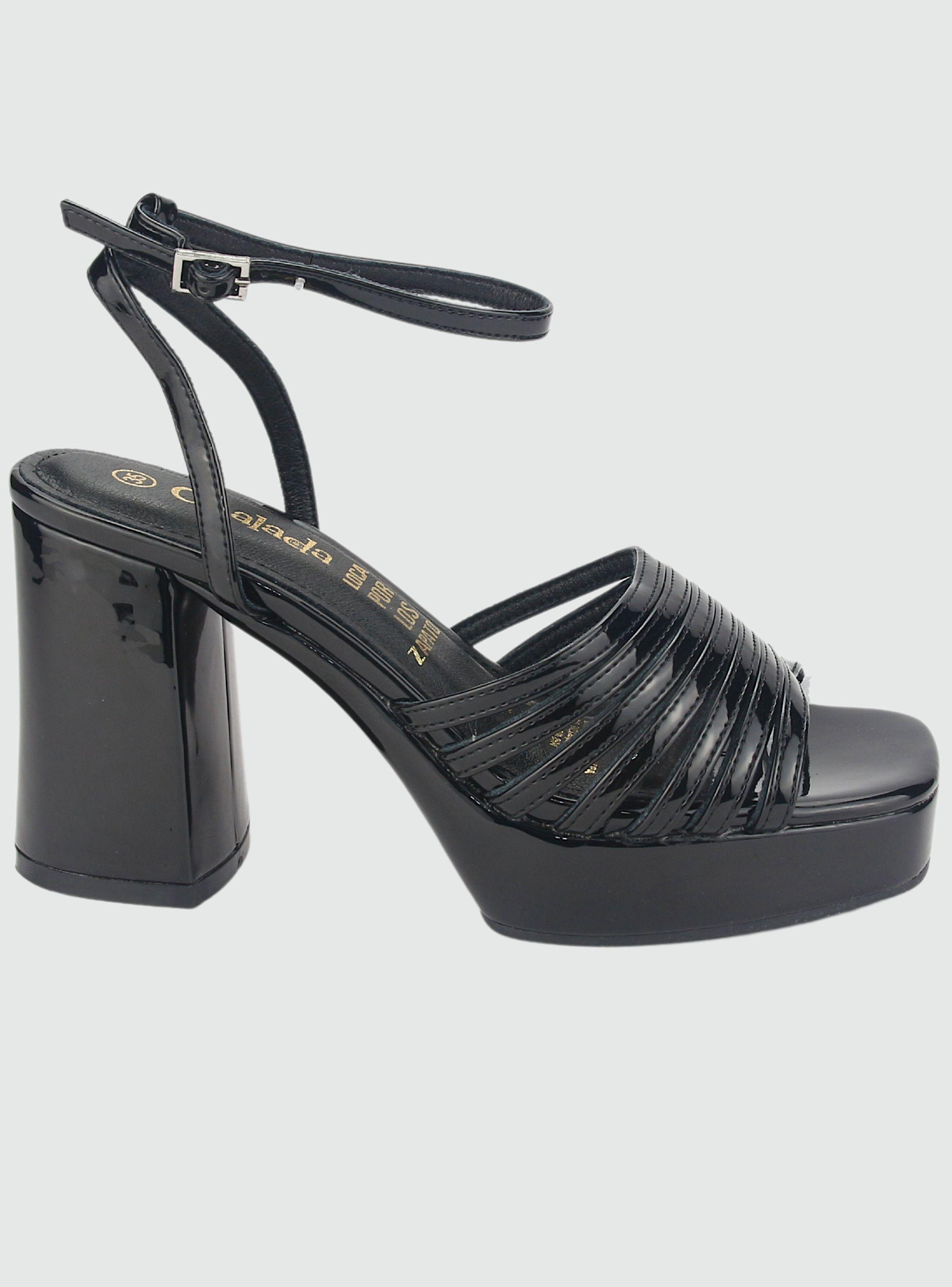 Sandalia Chalada Mujer Sussi-6 Negro Casual-0