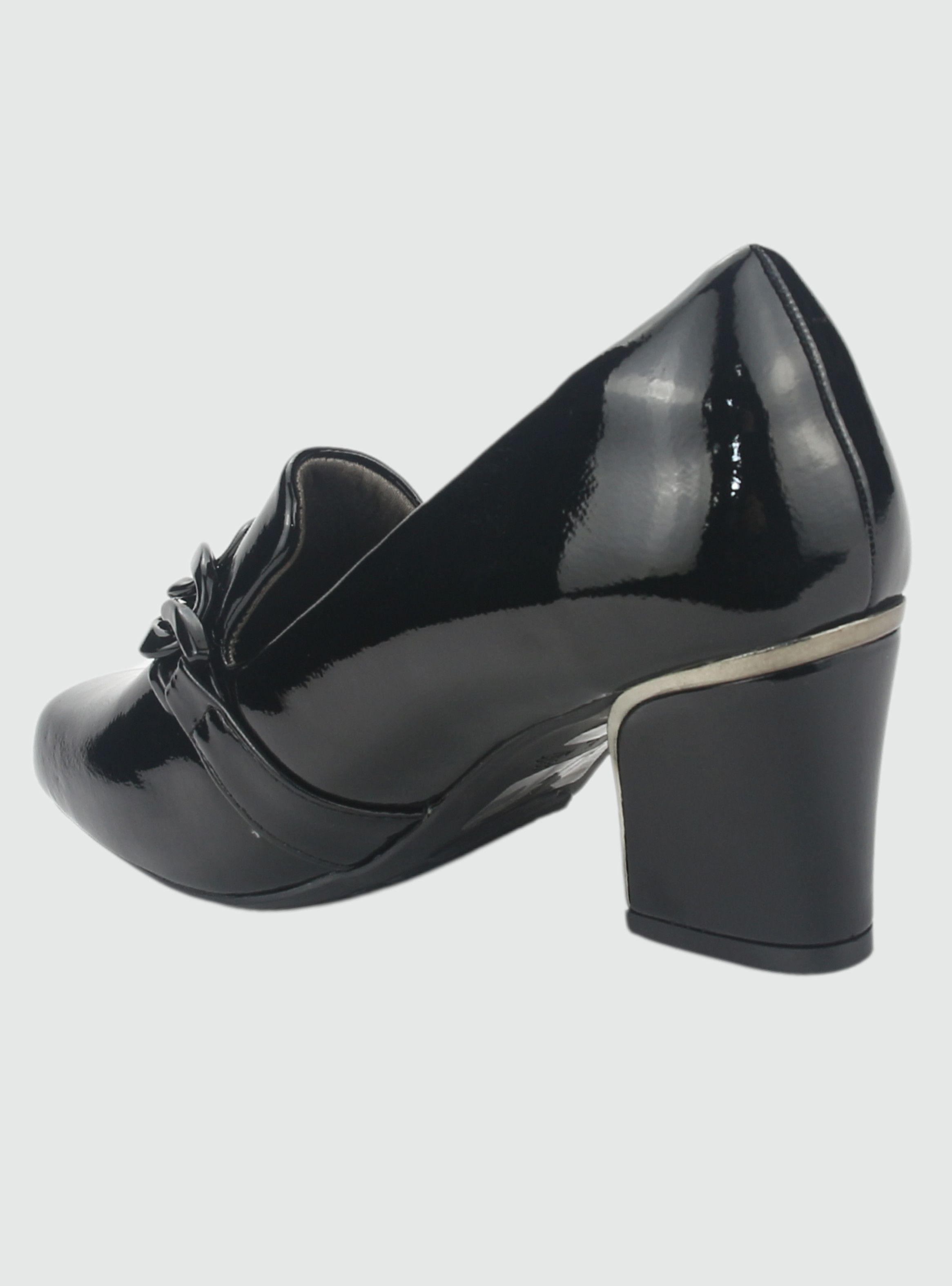 Zapato Chalada Mujer Carol-1 V Negro Casual-2