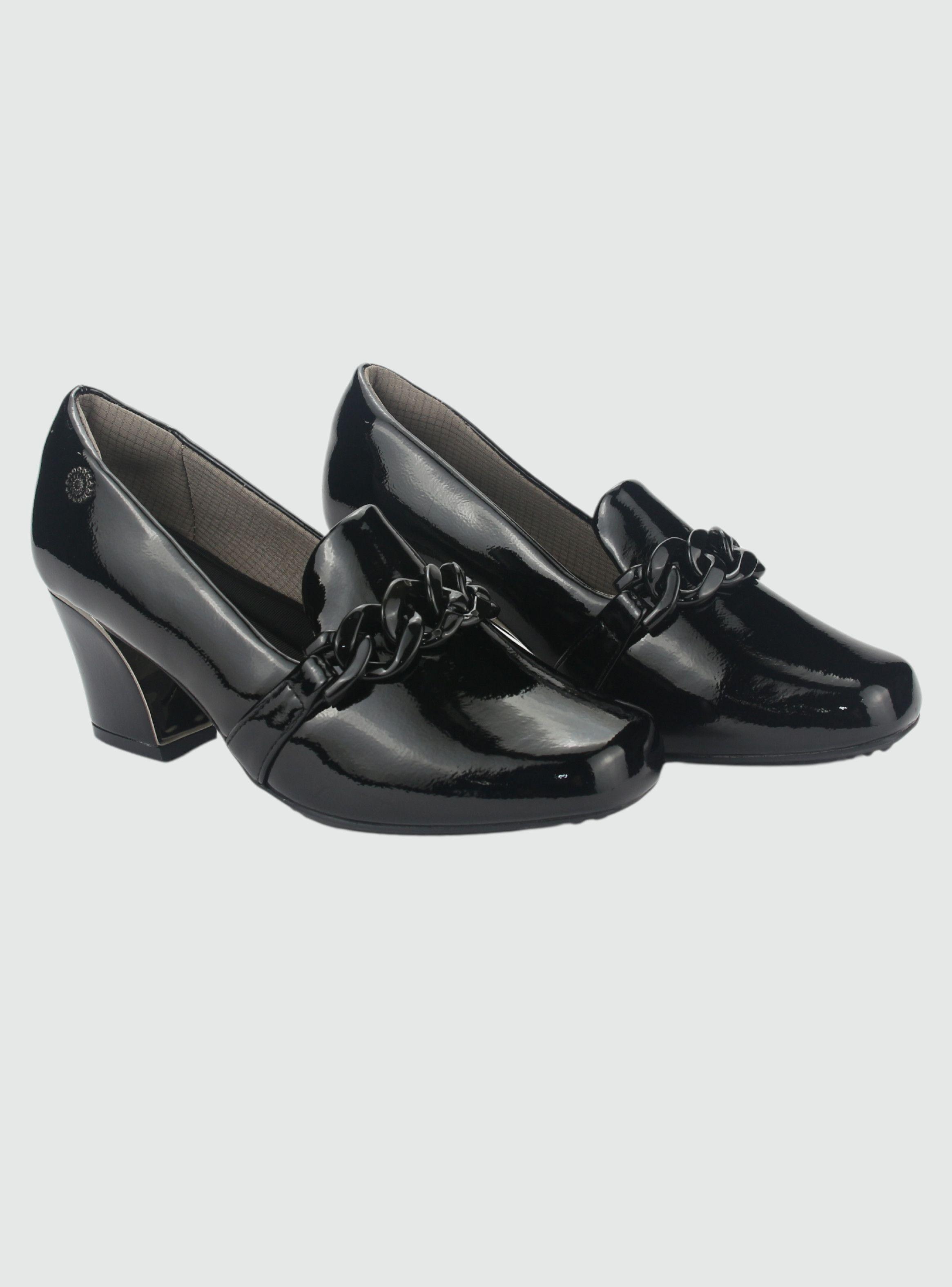 Zapato Chalada Mujer Carol-1 V Negro Casual-3