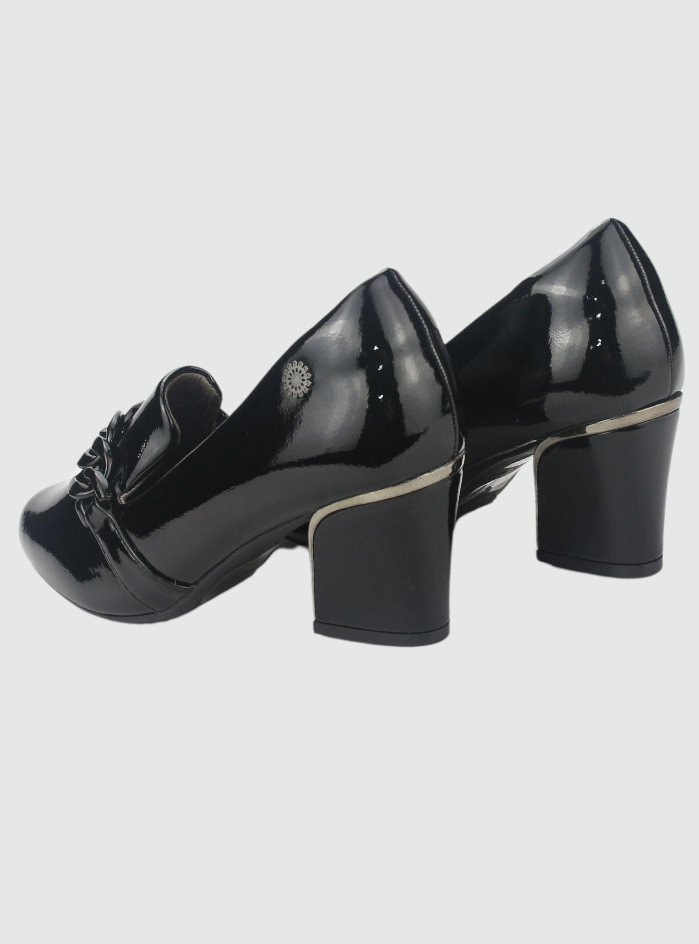 Zapato Chalada Mujer Carol-1 V Negro Casual-4