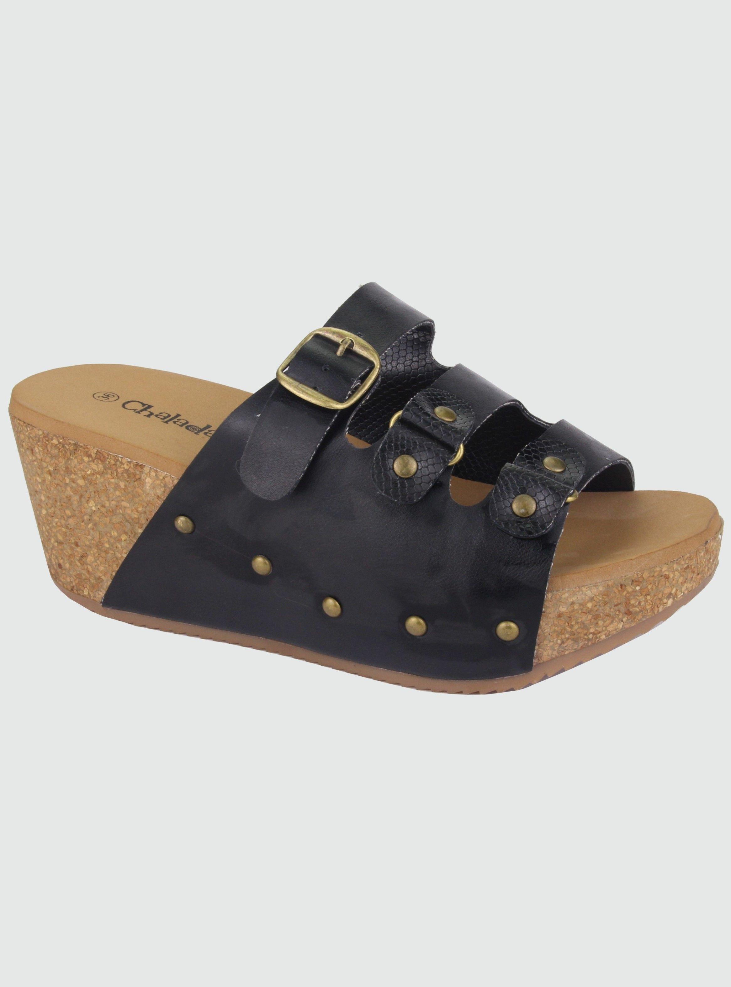 Sandalia Chalada Mujer Dalena-2 Negro Moda-0