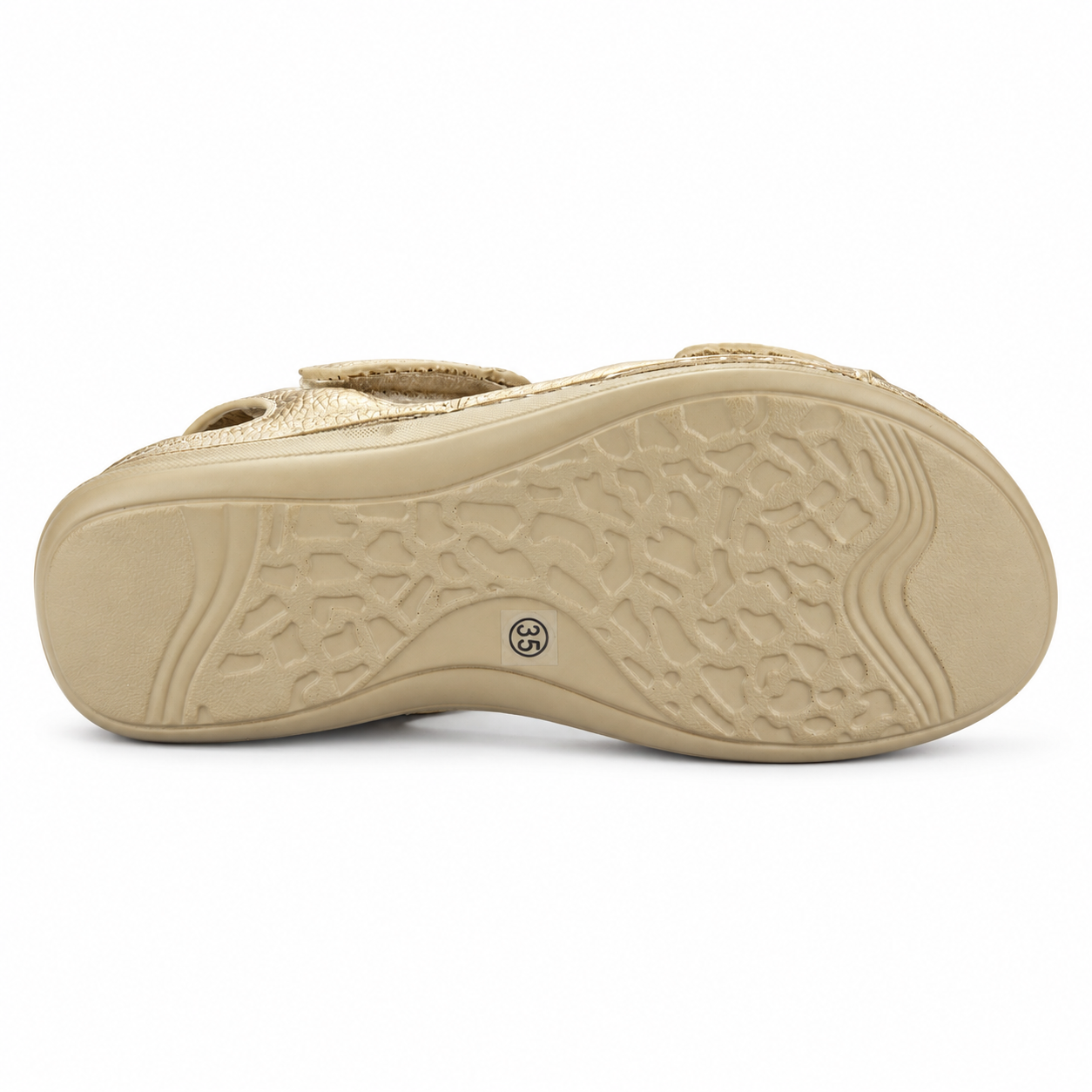 Sandalia Dorado Mujer Casual Chalada Kon-5