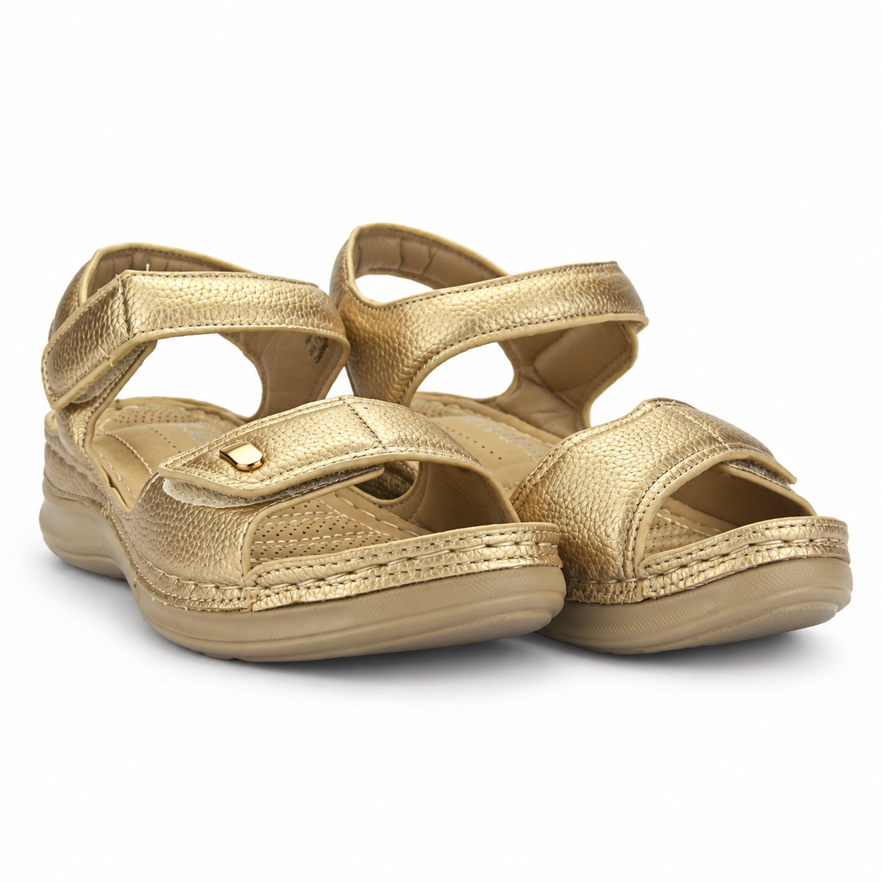 Sandalia Dorado Mujer Casual Chalada Kon-6