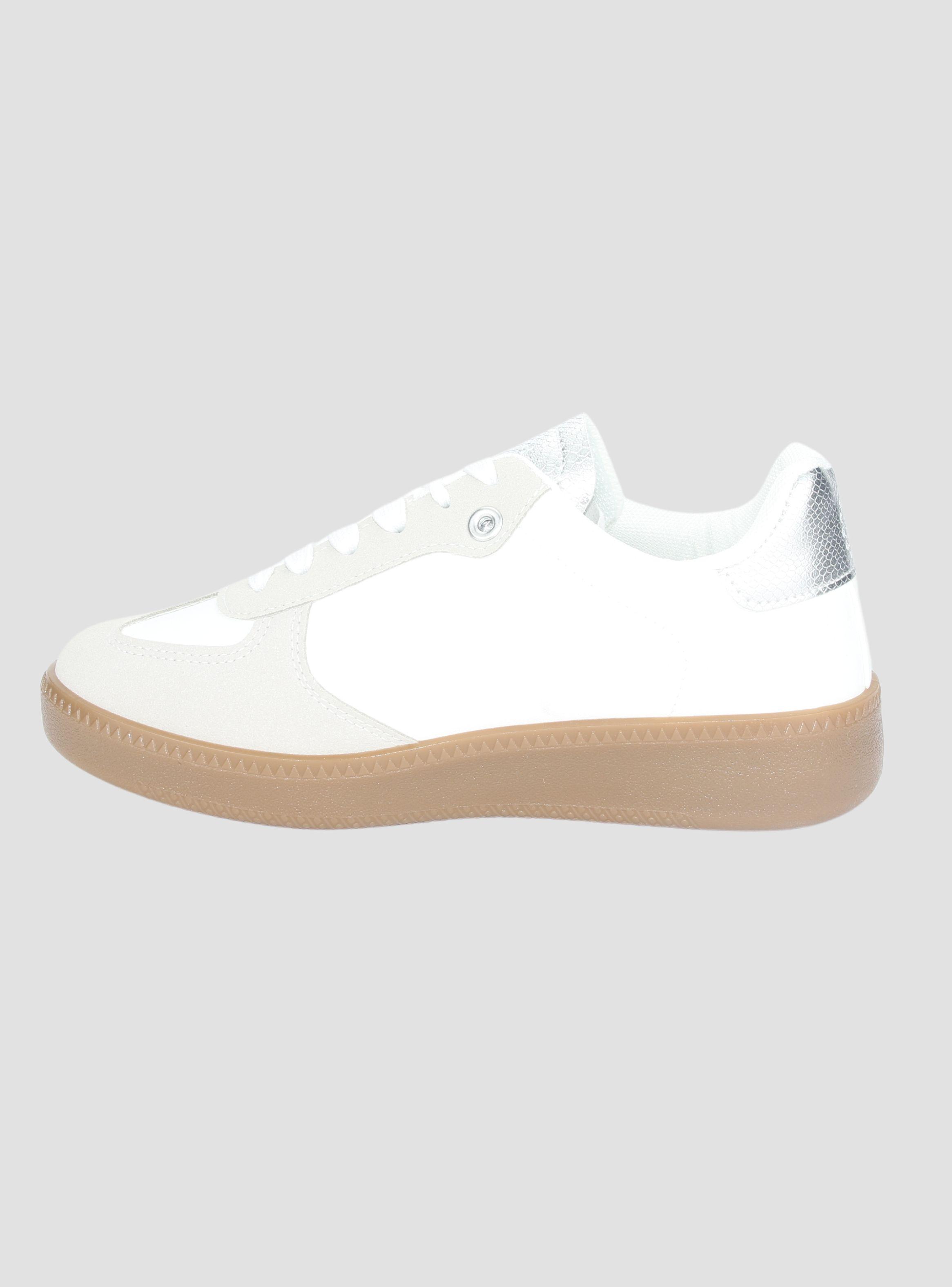 Zapatilla Chalada Mujer Antu-2 Blanco Plata Urbano-1