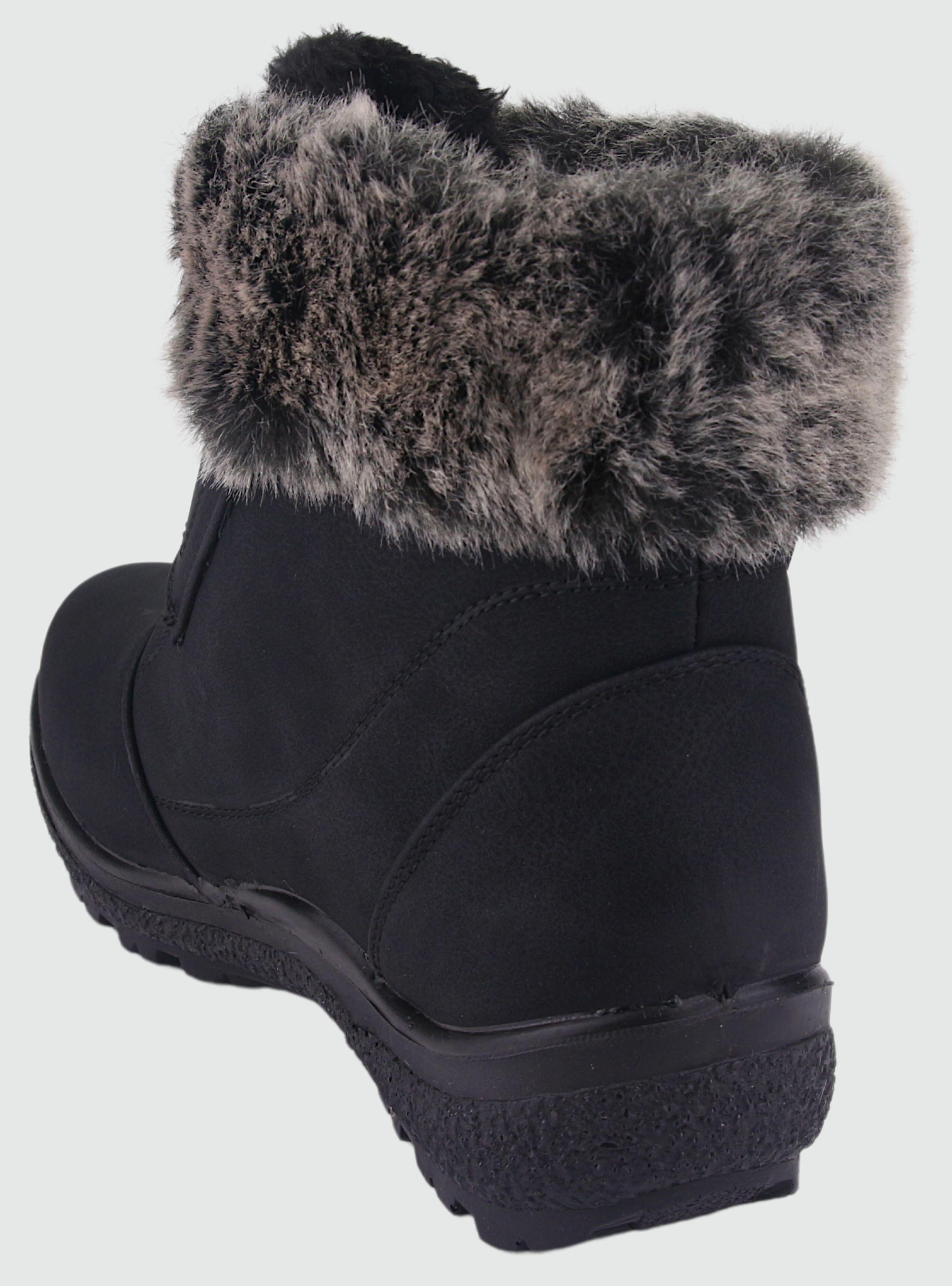 Botin Chalada Mujer Winter-2 Negro Casual-3