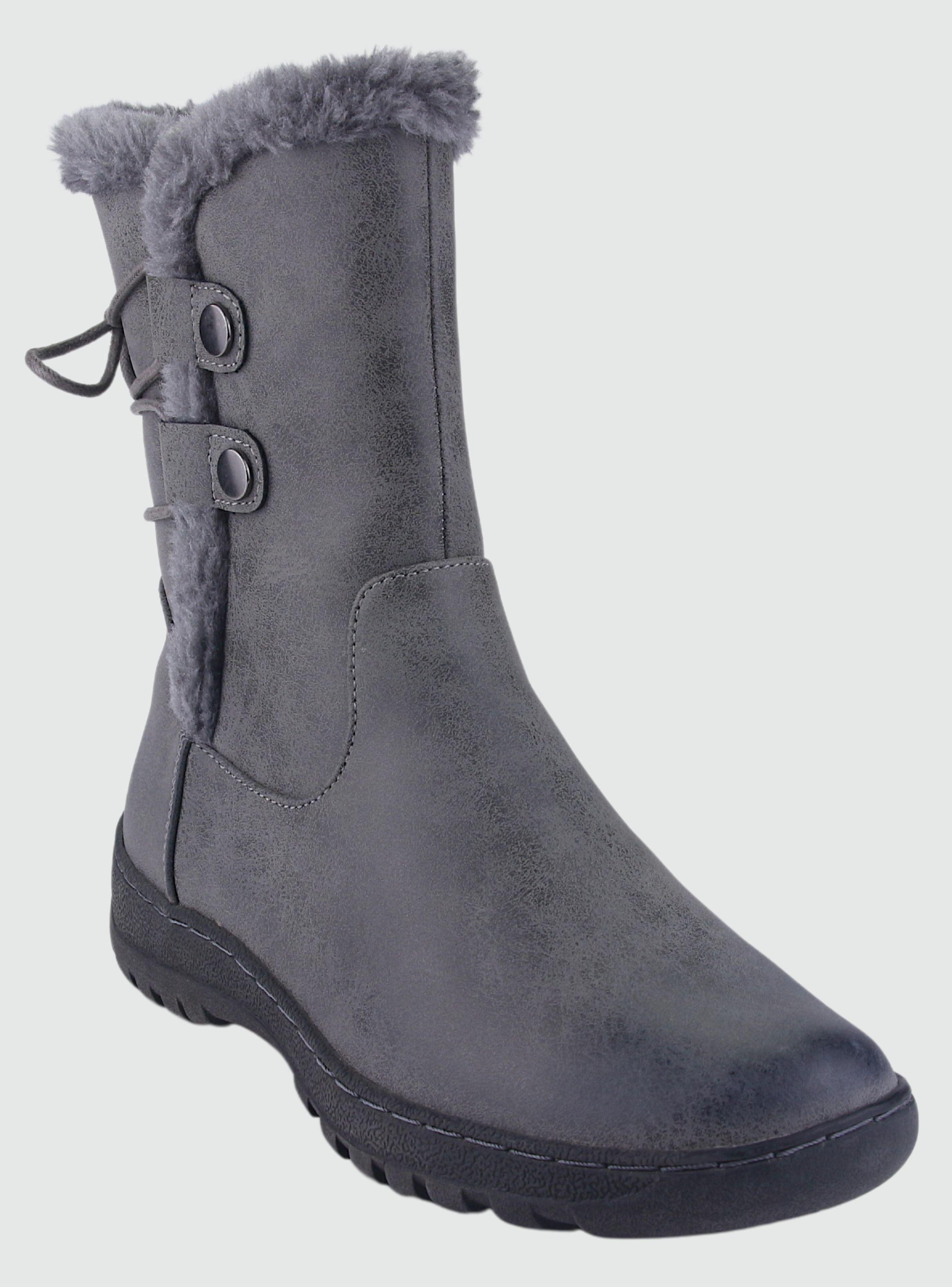 Botin Chalada Mujer Qual-3 Gris Casual-2