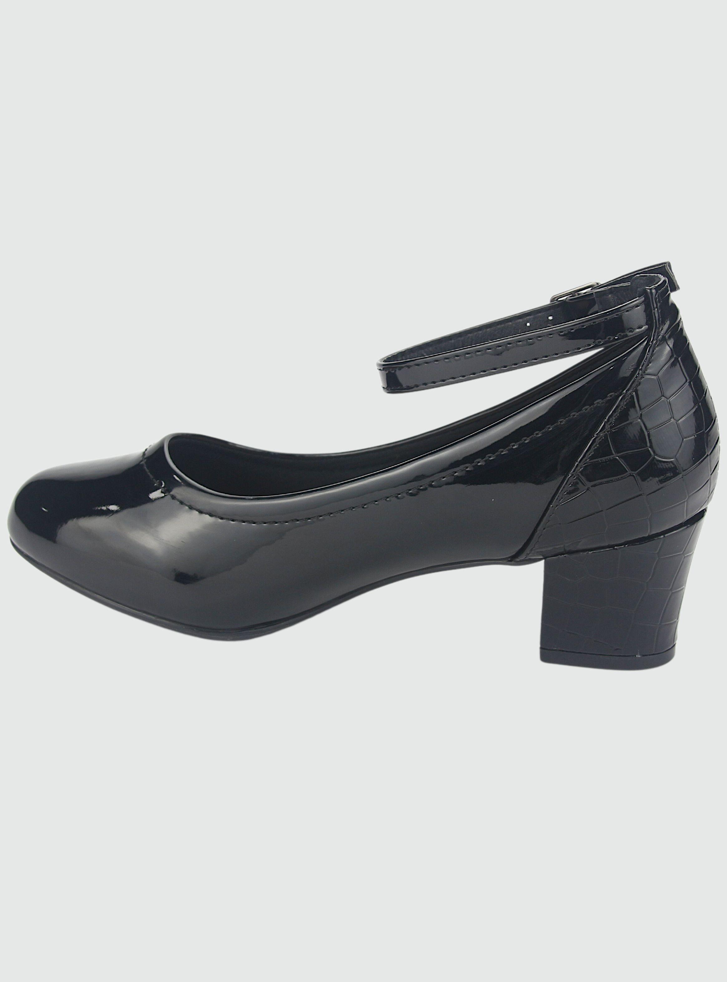 Zapato Chalada Mujer Flexi-27 Negro Casual-1