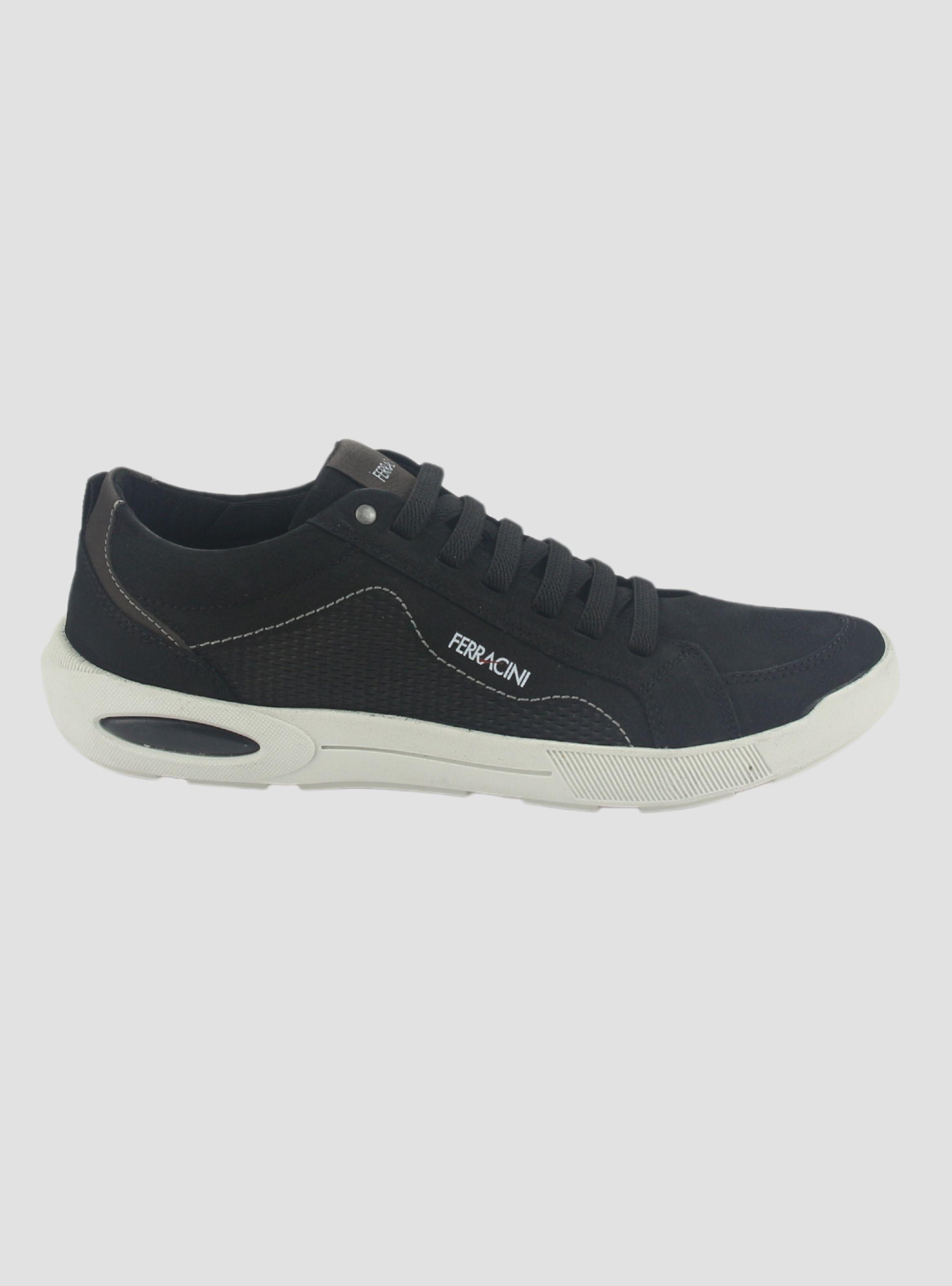 Zapatilla Ferracini Hombre 2269 Pulse Negro Casual-0