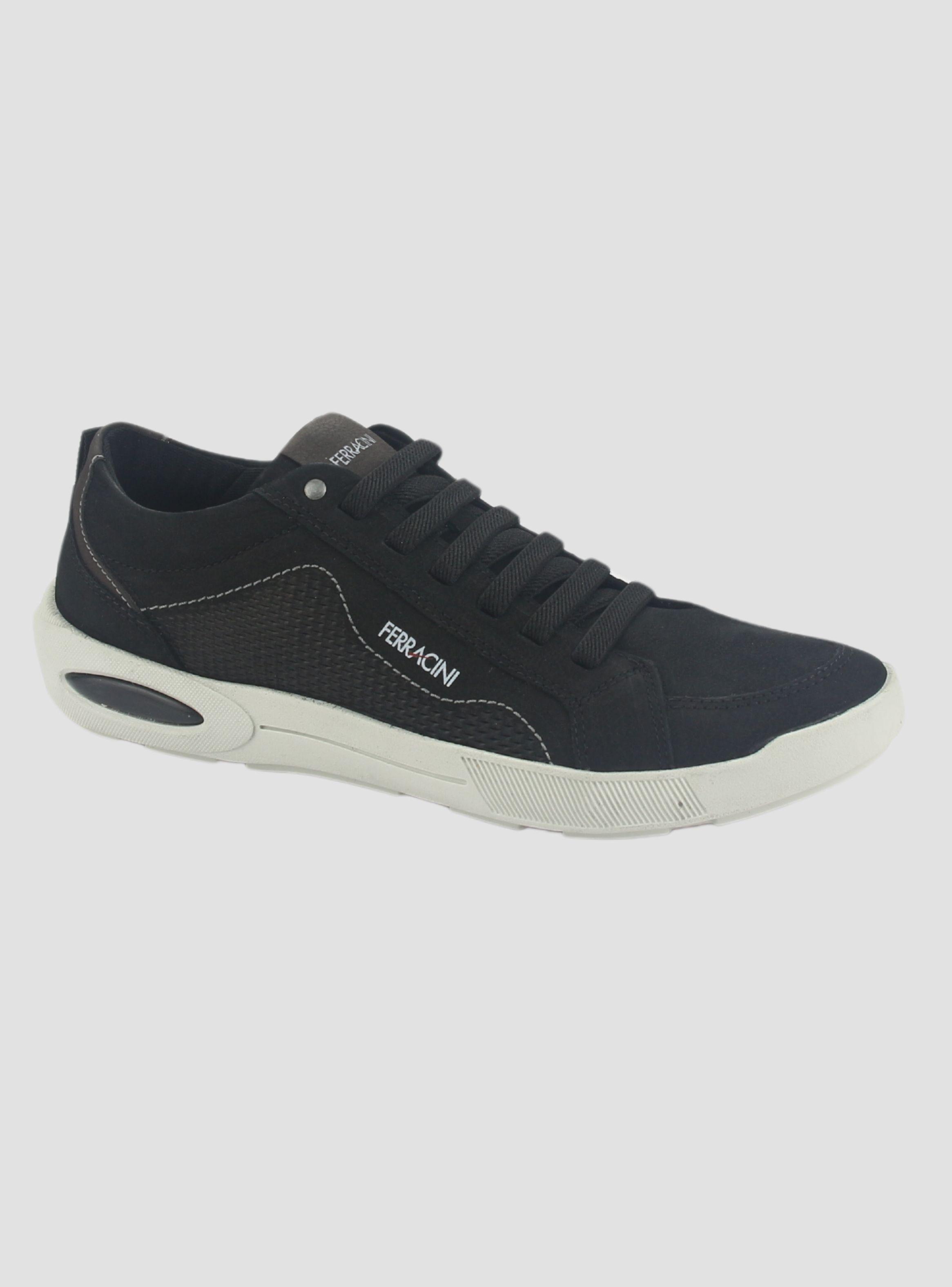 Zapatilla Ferracini Hombre 2269 Pulse Negro Casual-2