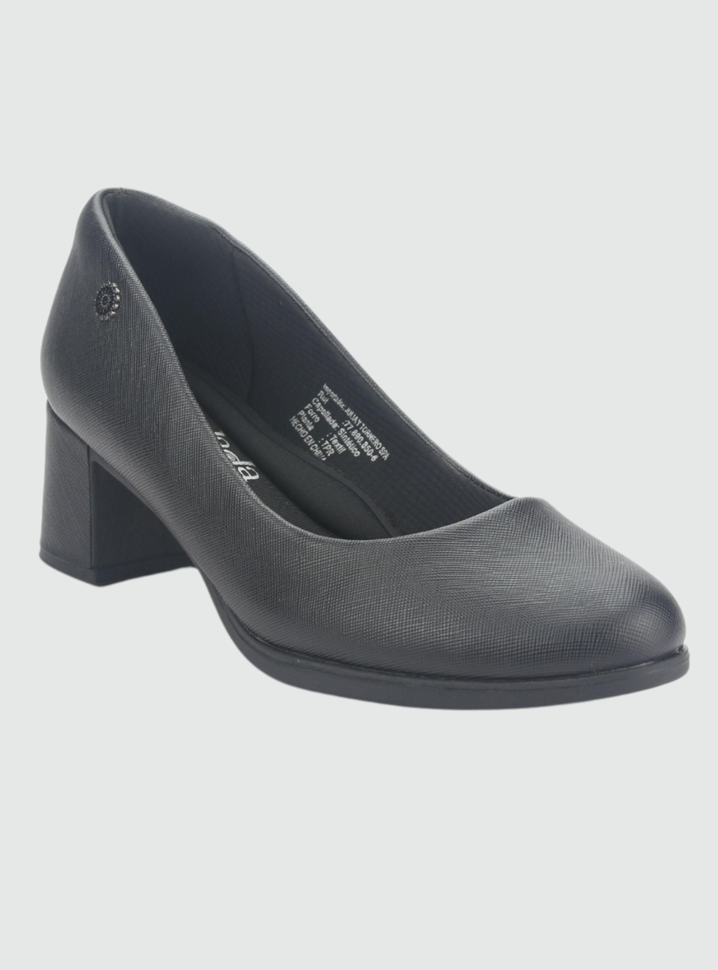 Zapato Chalada Mujer Fita-1 Negro Casual-2