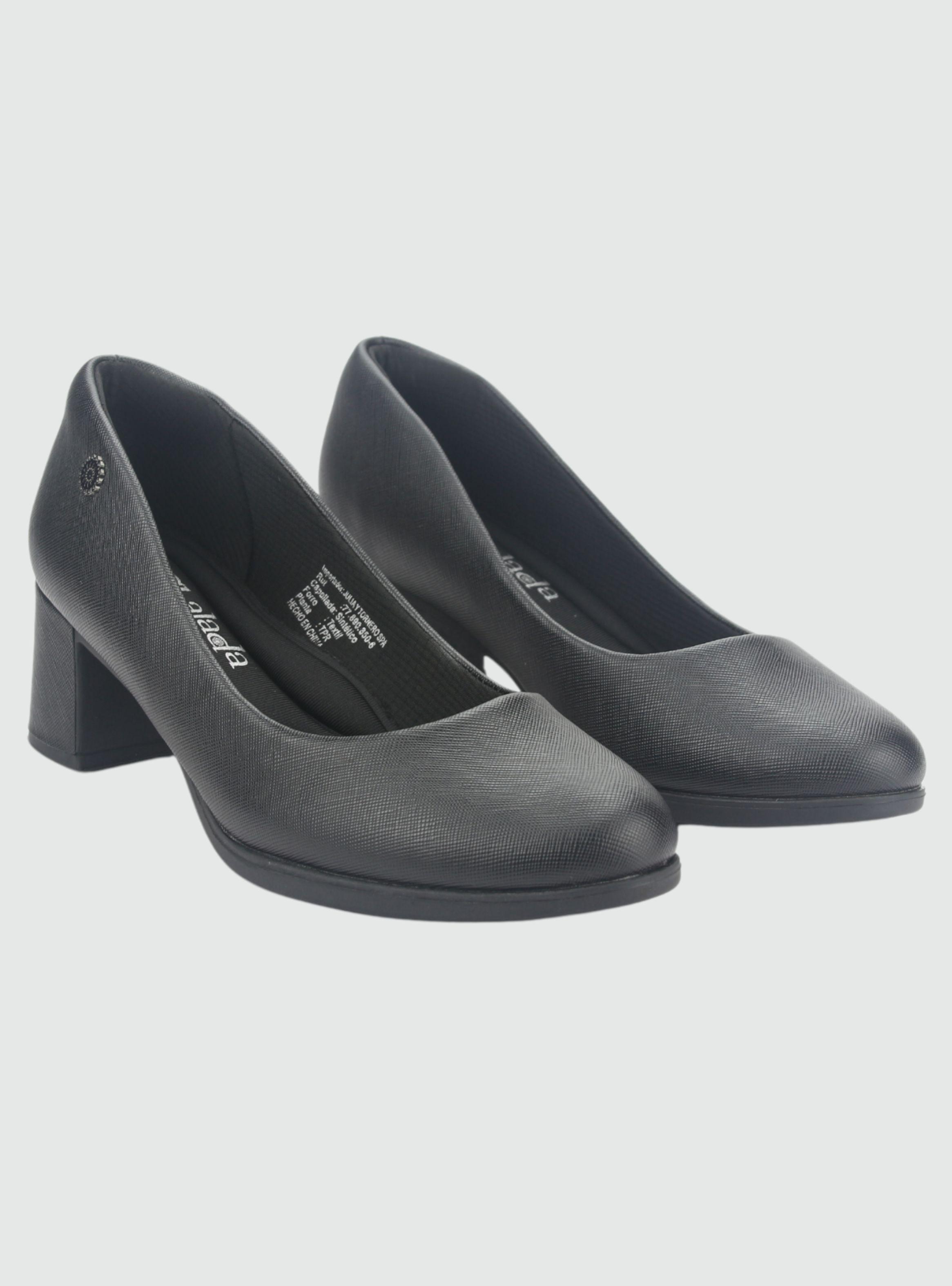 Zapato Chalada Mujer Fita-1 Negro Casual-4