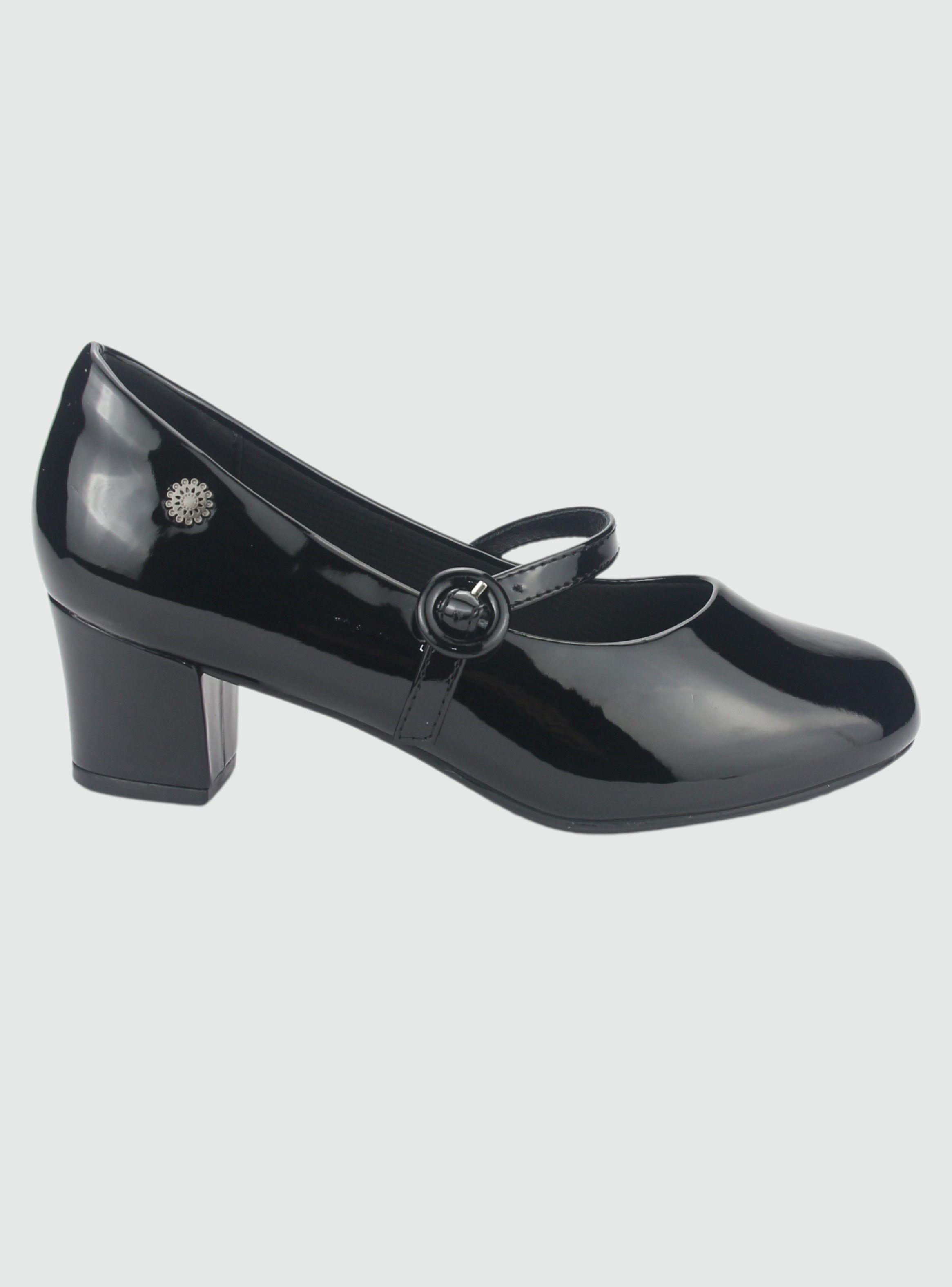 Zapato Chalada Mujer Flexi-51 Negro Casual-1