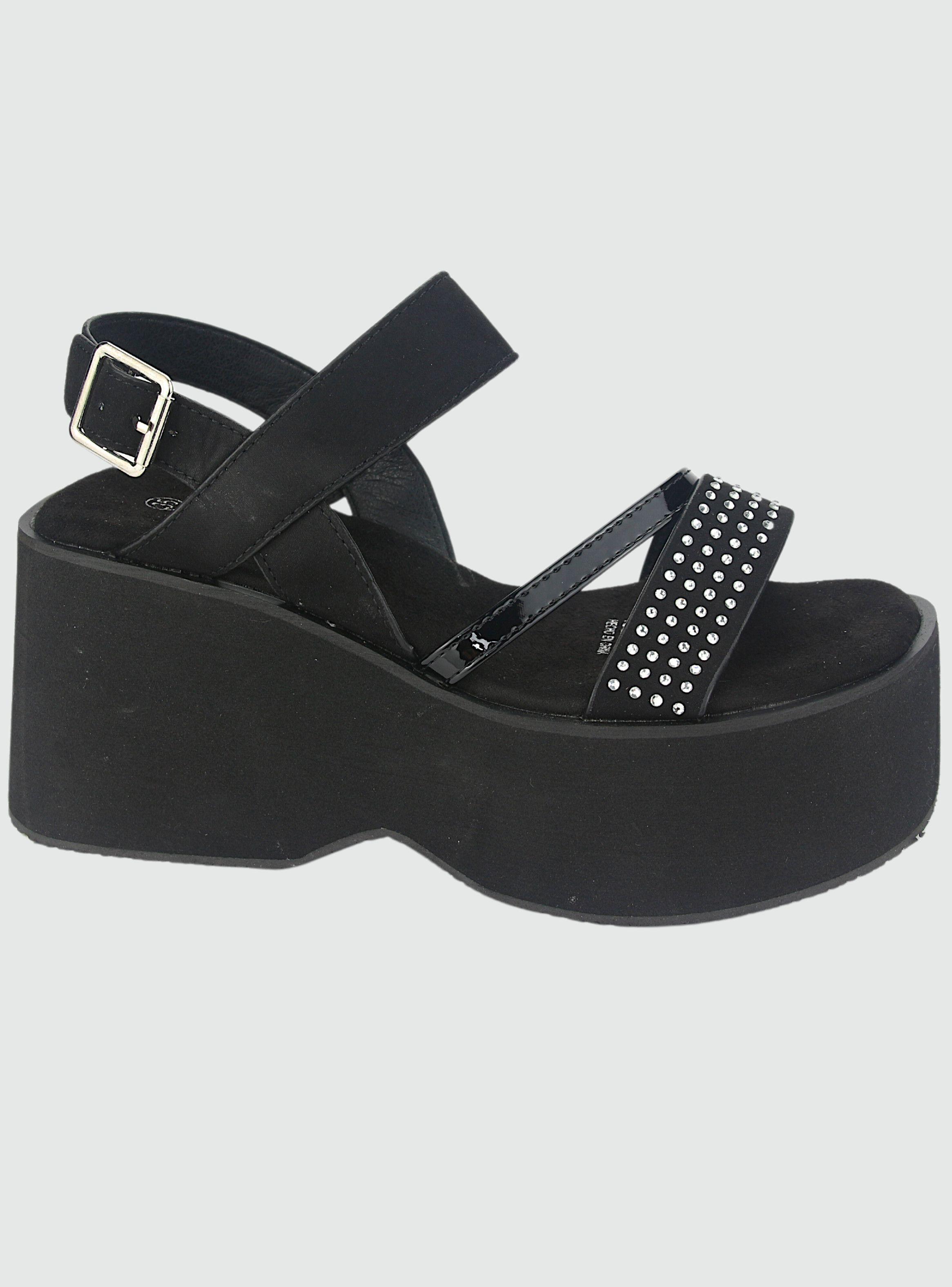 Sandalia Chalada Mujer Verena-6 Negro Casual-0