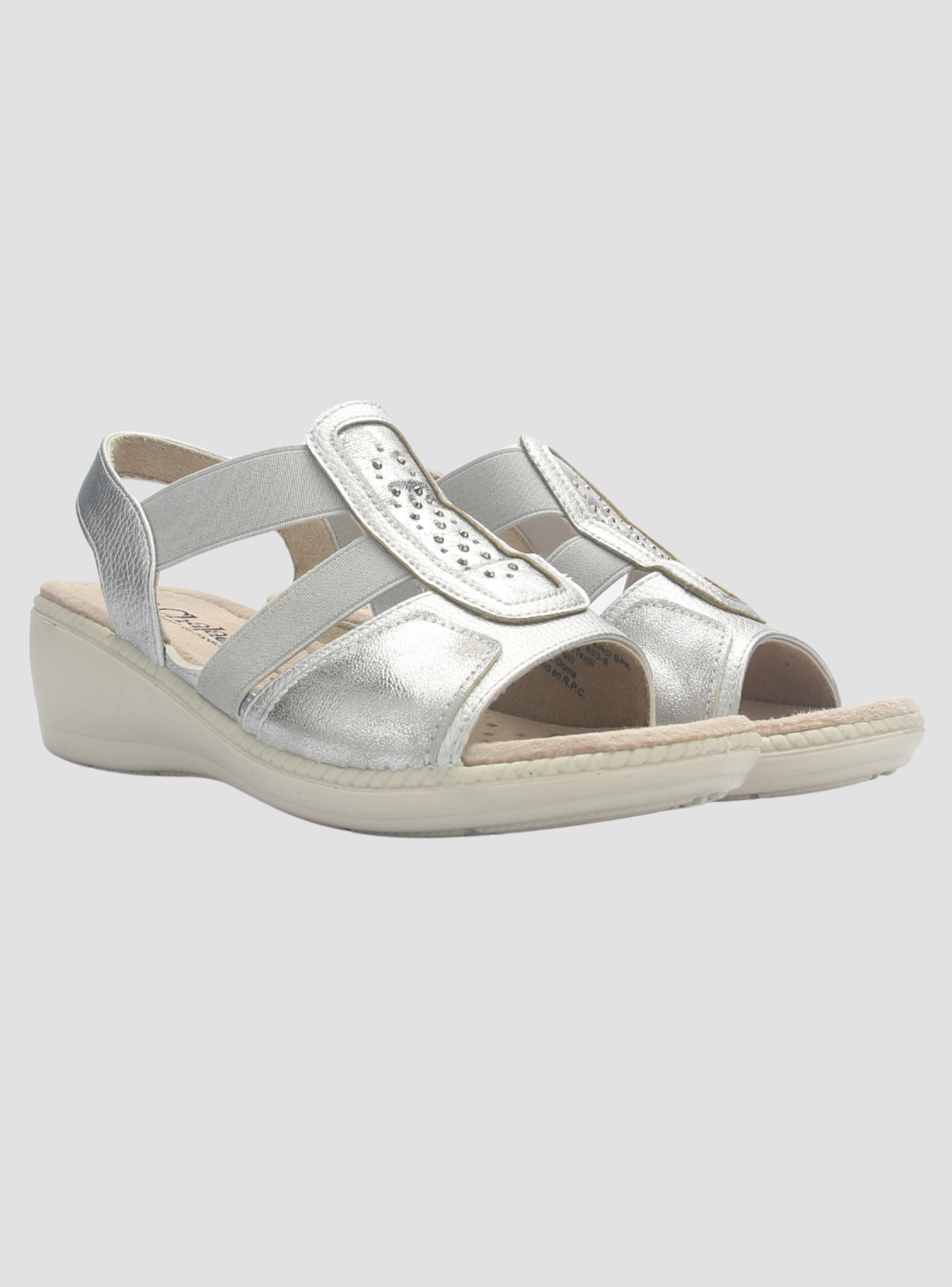 Sandalia Mujer Chalada Lupe-4 Plateado Casual-6