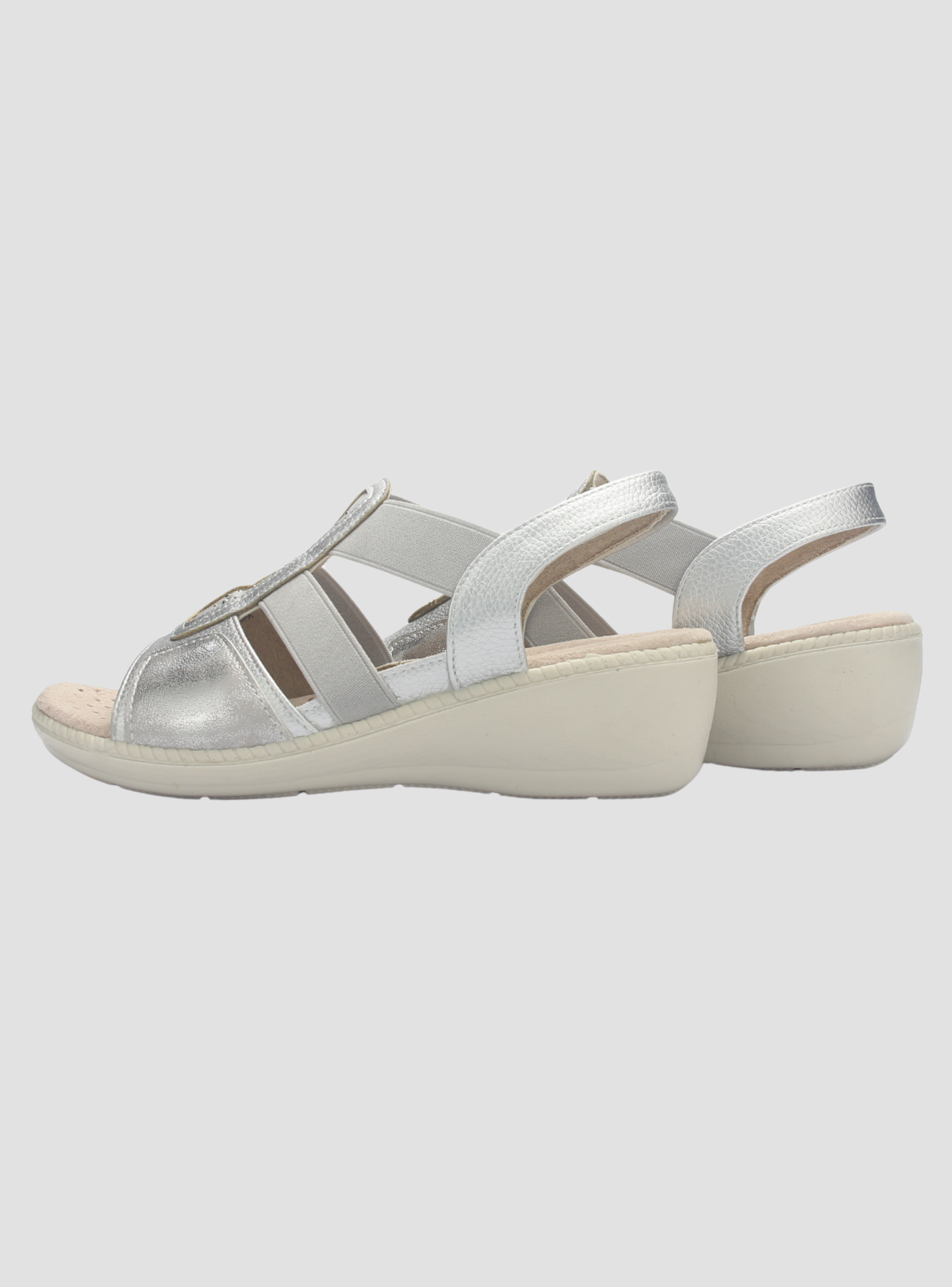 Sandalia Mujer Chalada Lupe-4 Plateado Casual-7