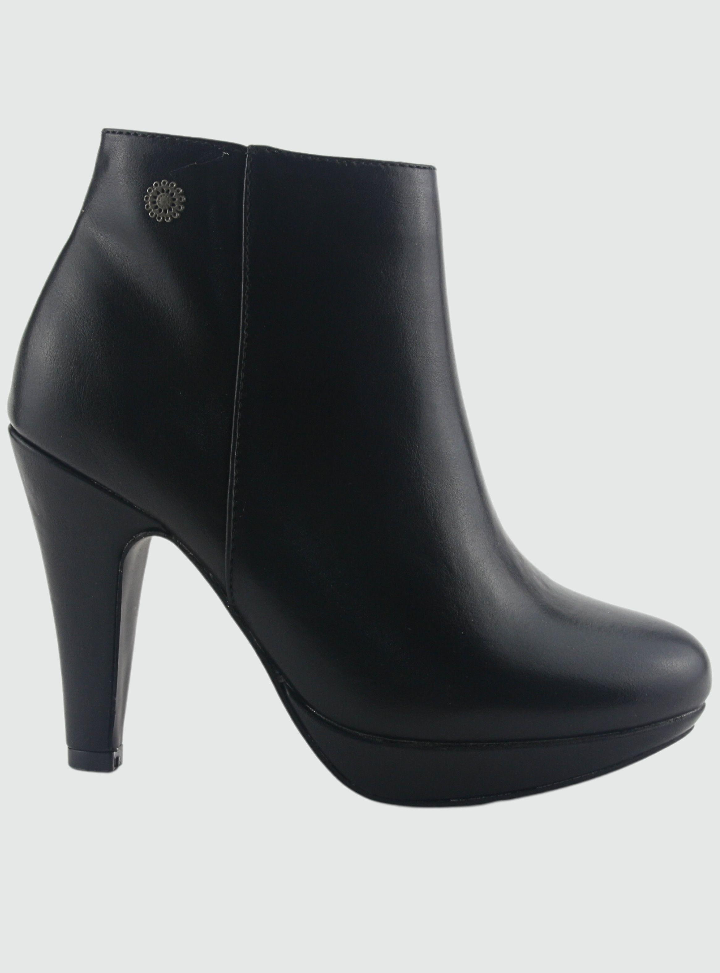 Botin Chalada Mujer Plataform-2 N Negro Casual-0