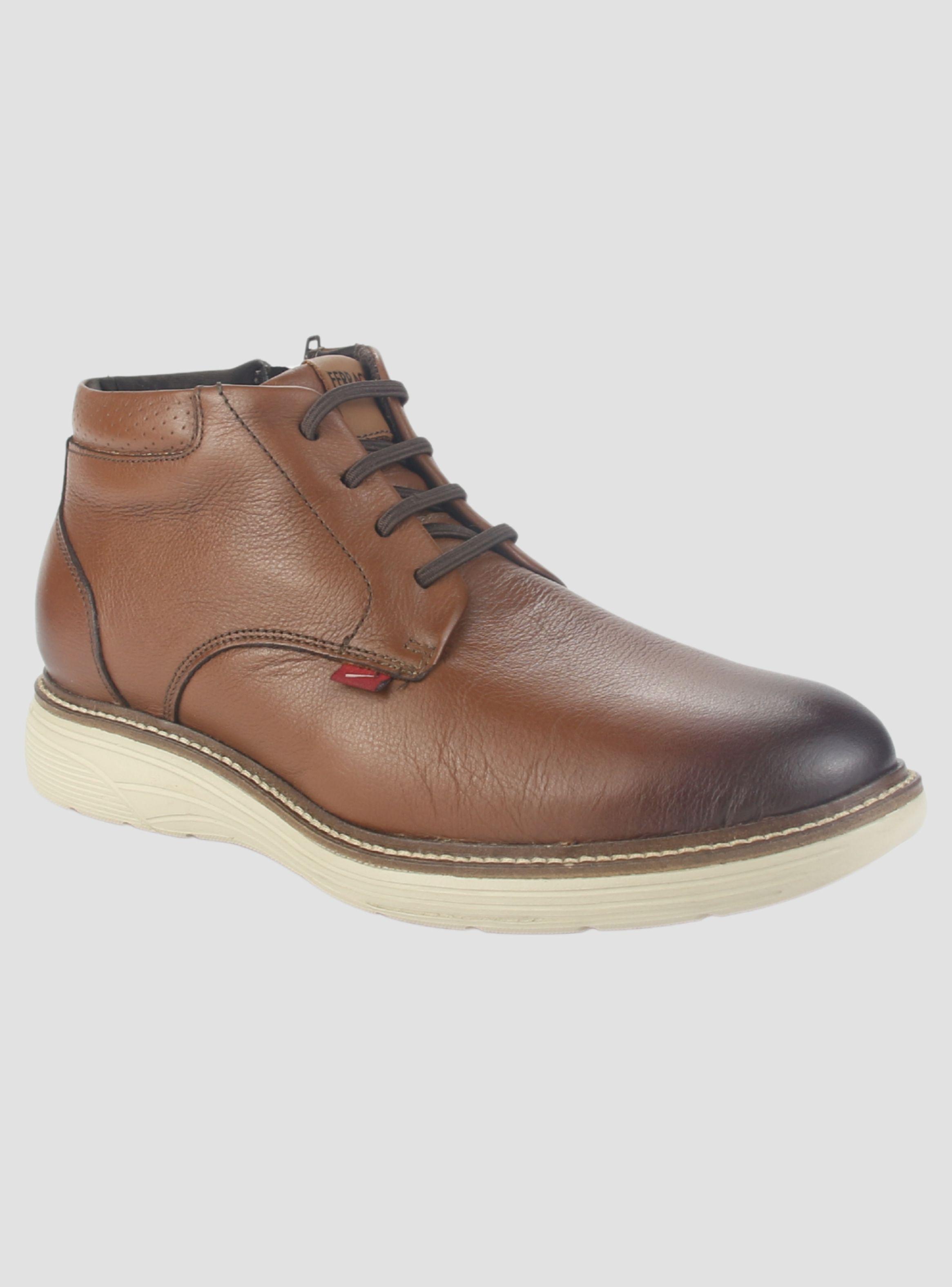Botin Ferracini Hombre 4567 Full Café Casual-2