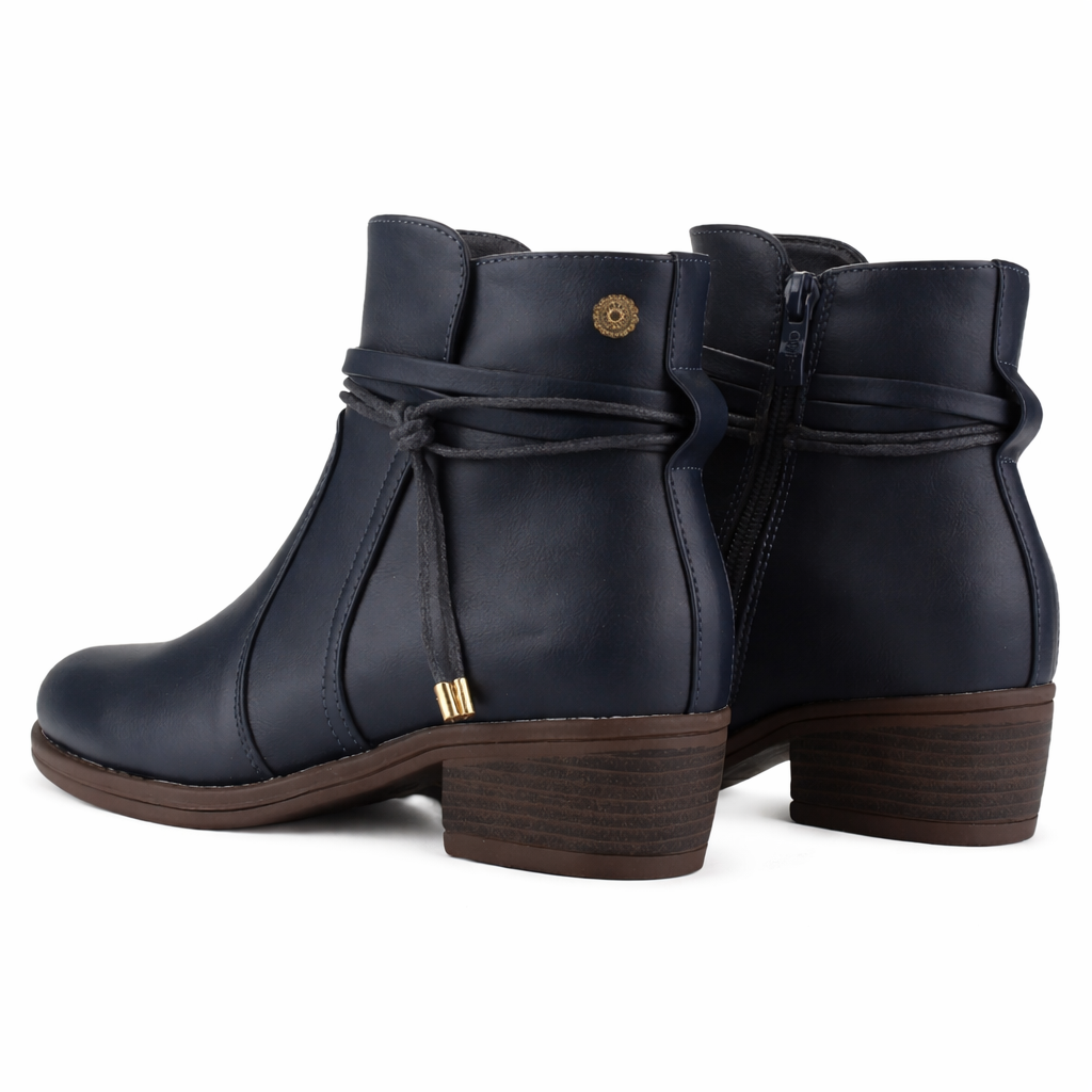 Botin Azul Mujer Casual Chalada Trosi-5