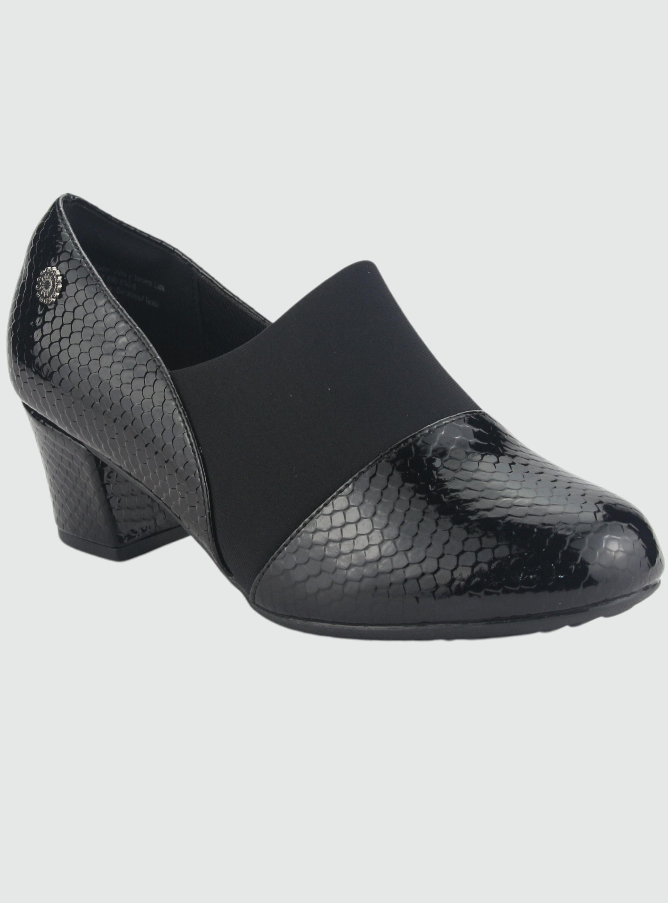 Mocasin Chalada Mujer Flexi-42 Negro Casual-1