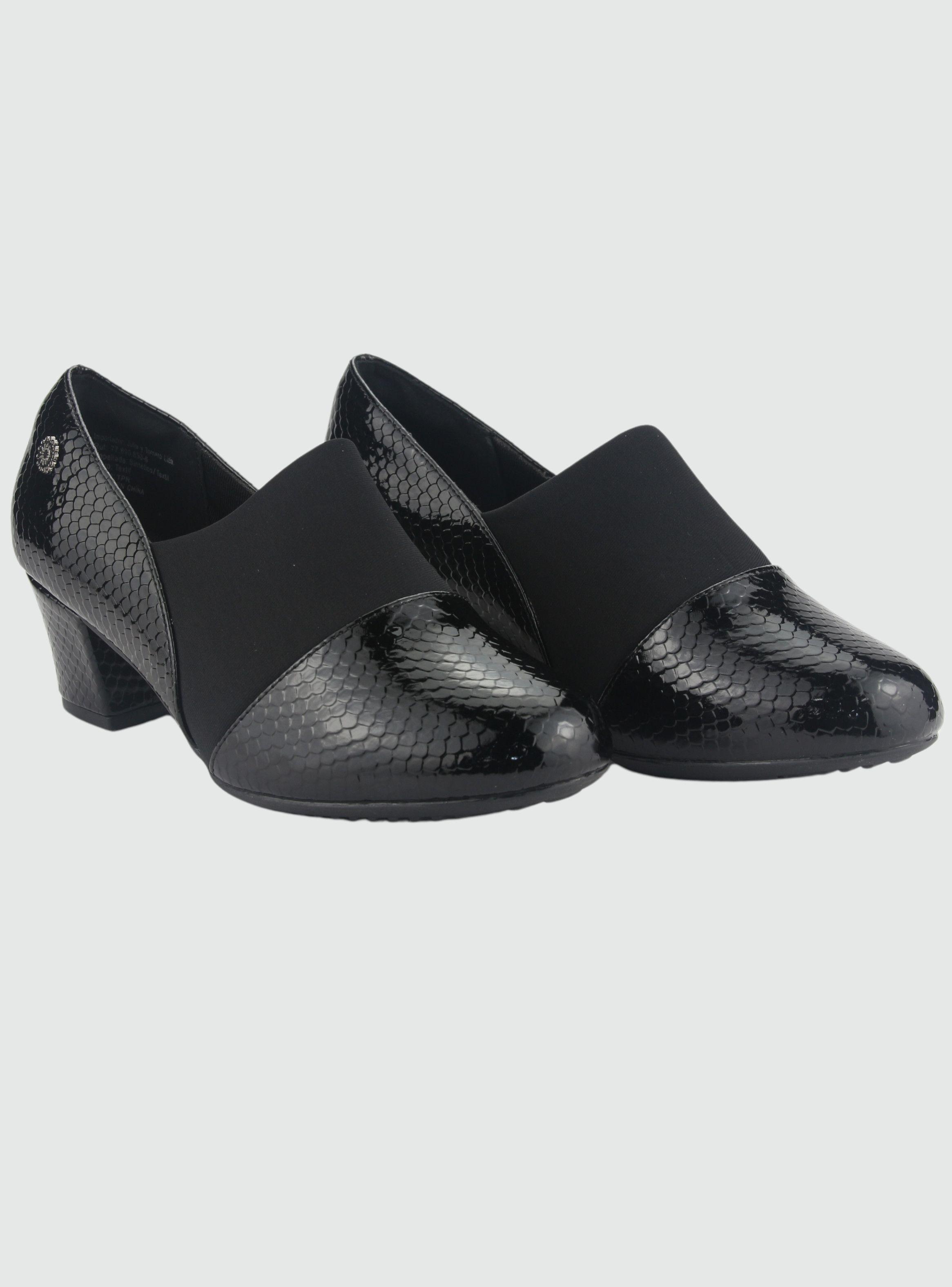 Mocasin Chalada Mujer Flexi-42 Negro Casual-2