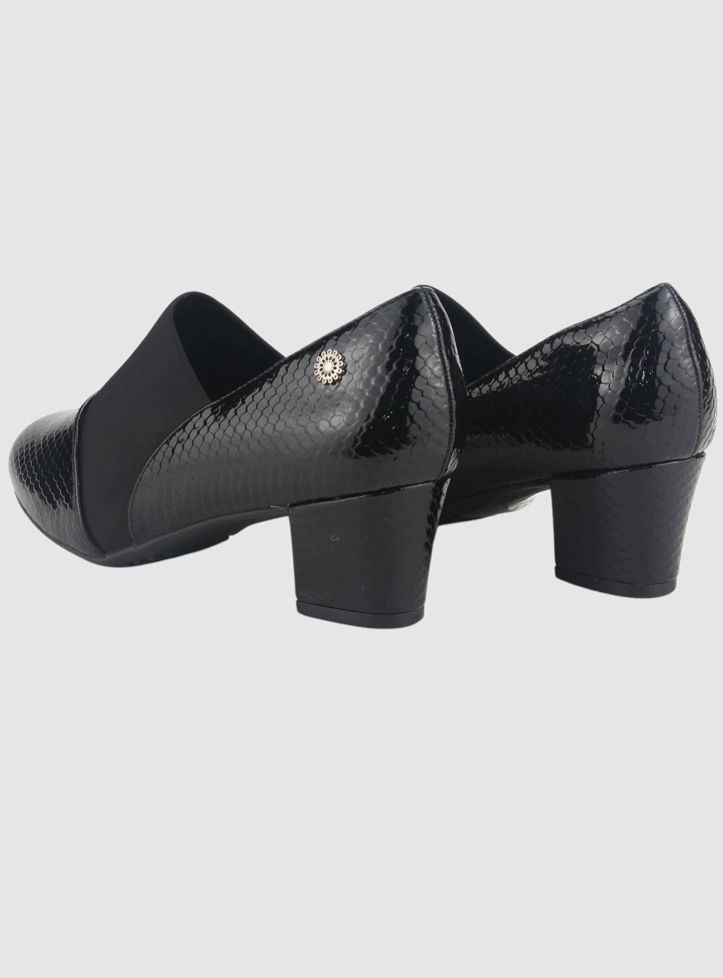 Mocasin Chalada Mujer Flexi-42 Negro Casual-3