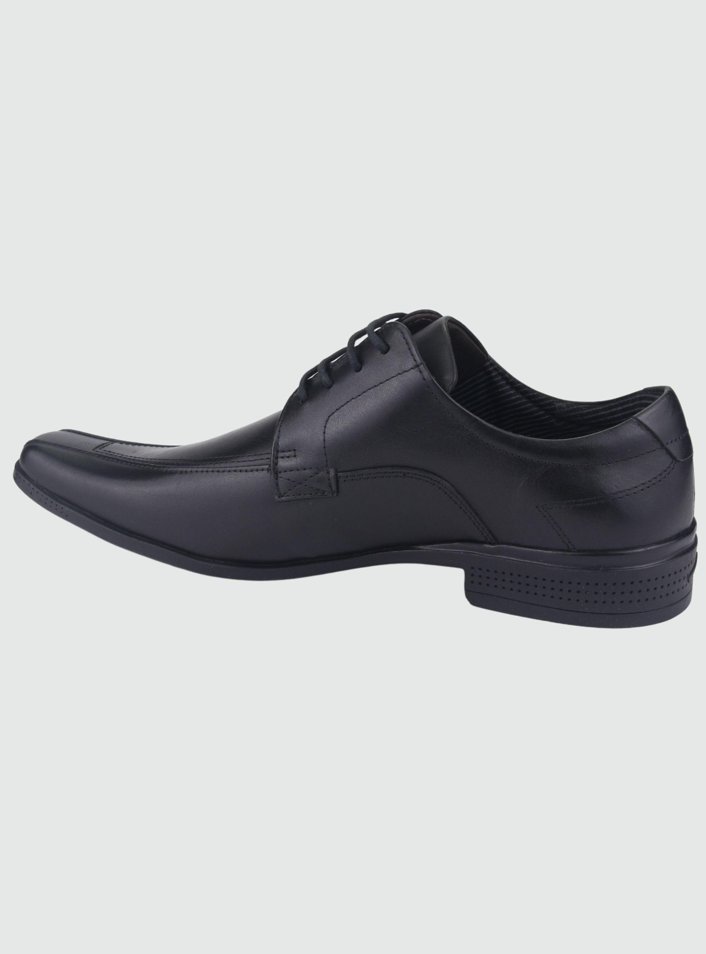 Zapato Ferracini Hombre 4384 Frankfurt Negro Matte Casual-1