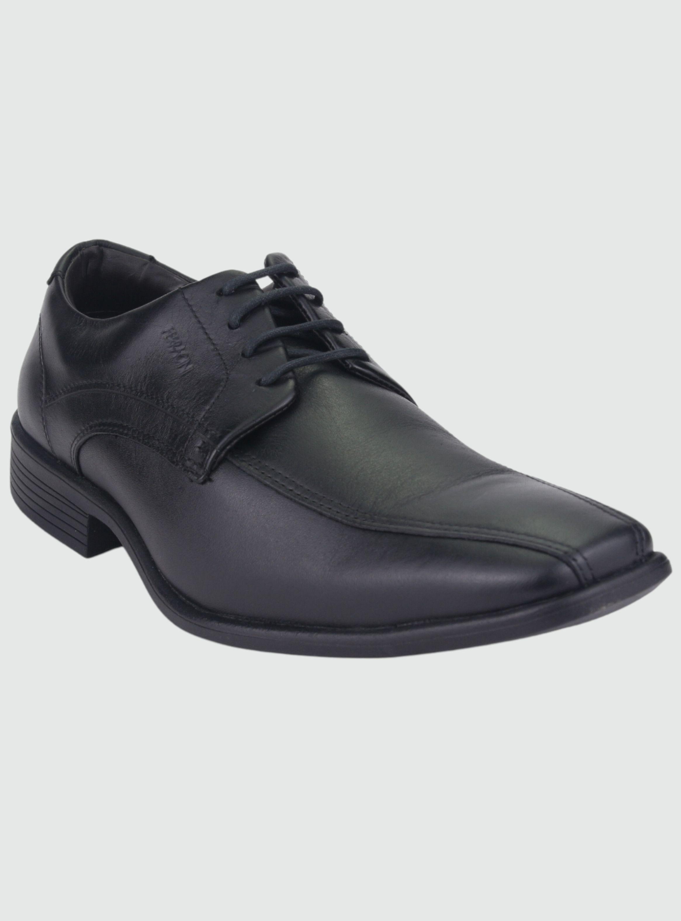 Zapato Ferracini Hombre 4384 Frankfurt Negro Matte Casual-2
